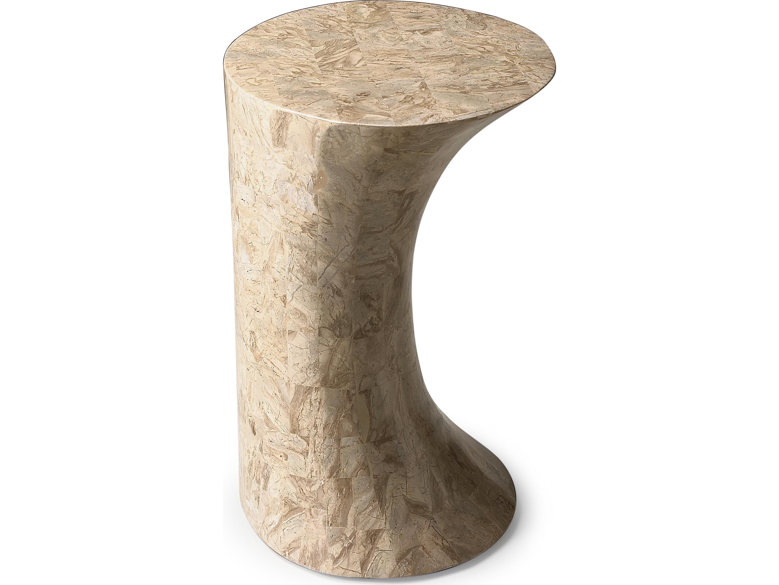 Butler Jaxon Oval Stone Heritage End Table