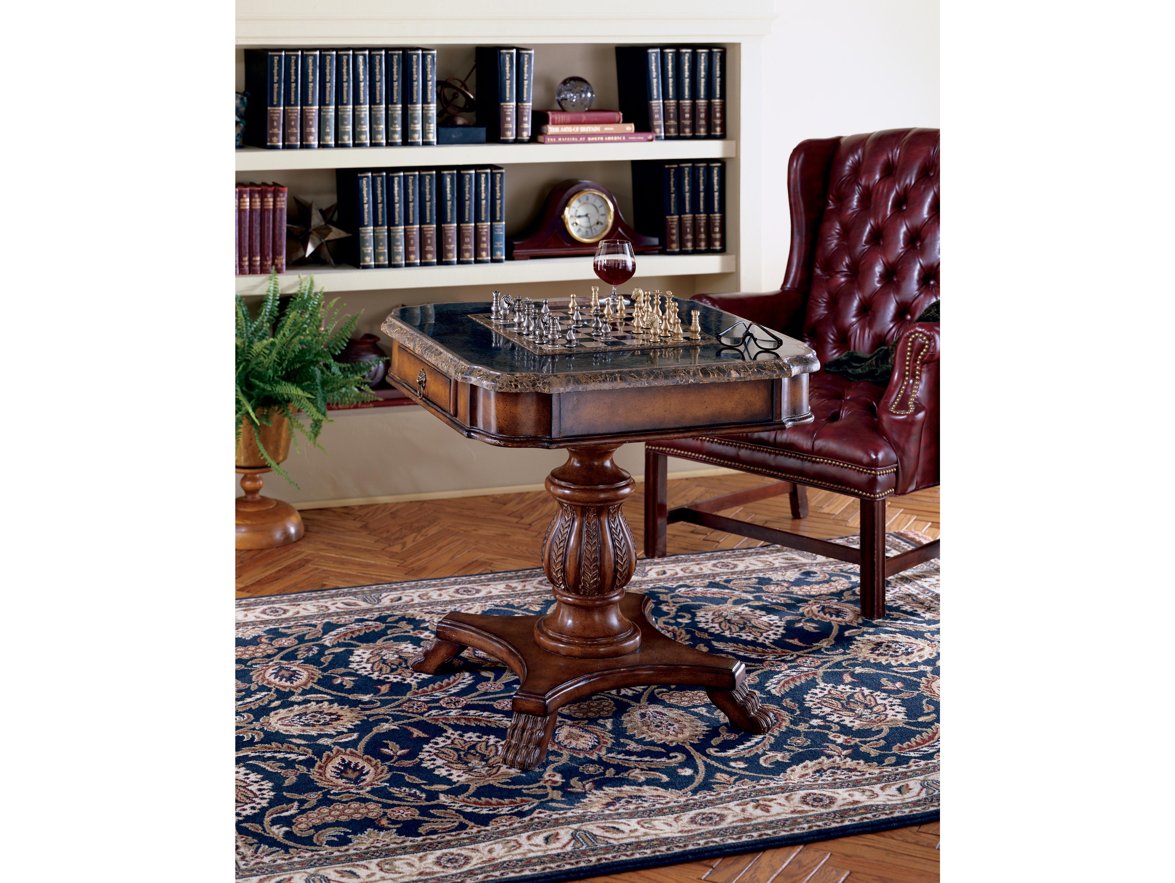 Butler Carlyle Brown Solid Wood Heritage Game Table