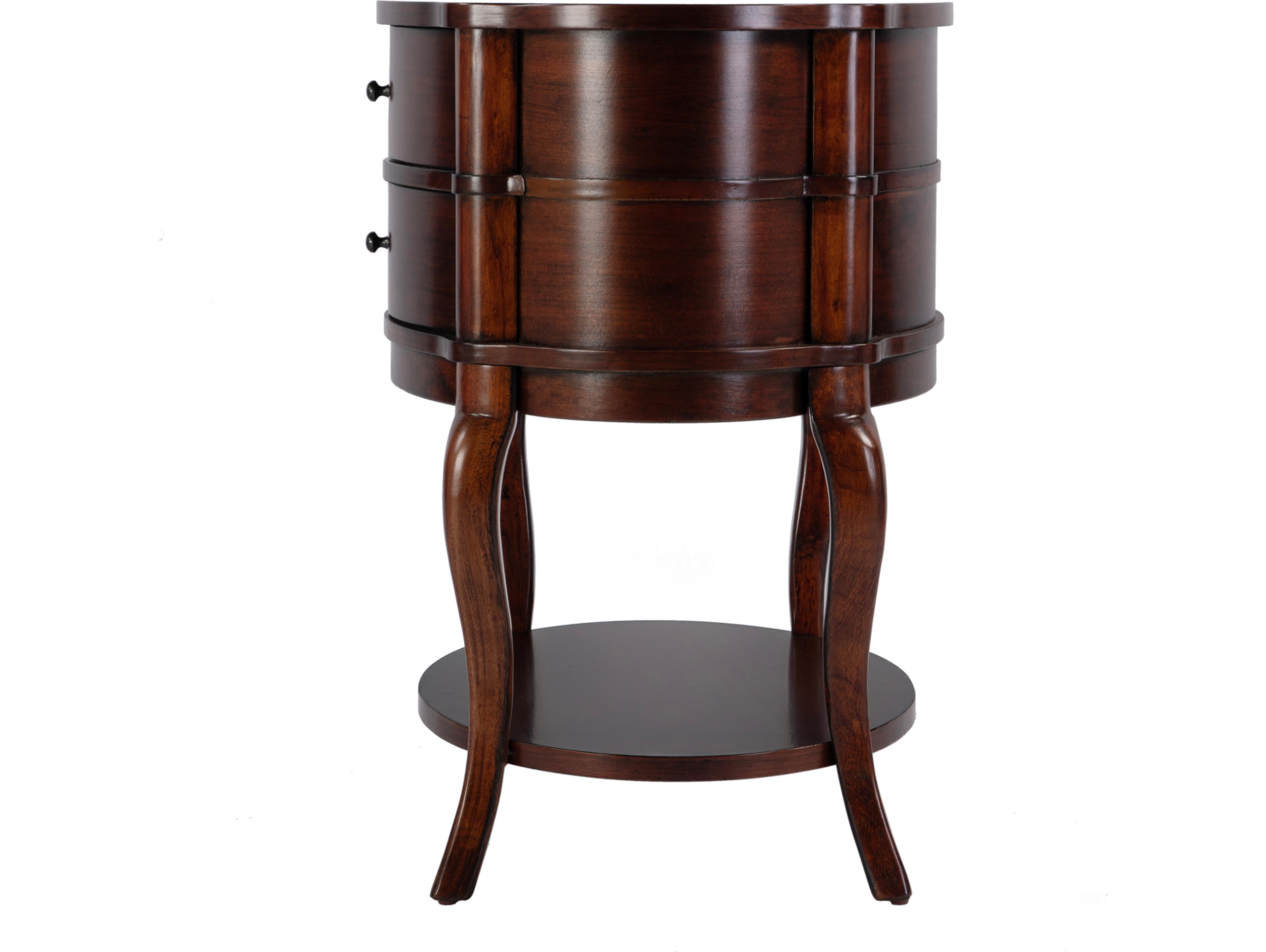 Butler Jarvis Oval Wood Umber End Table