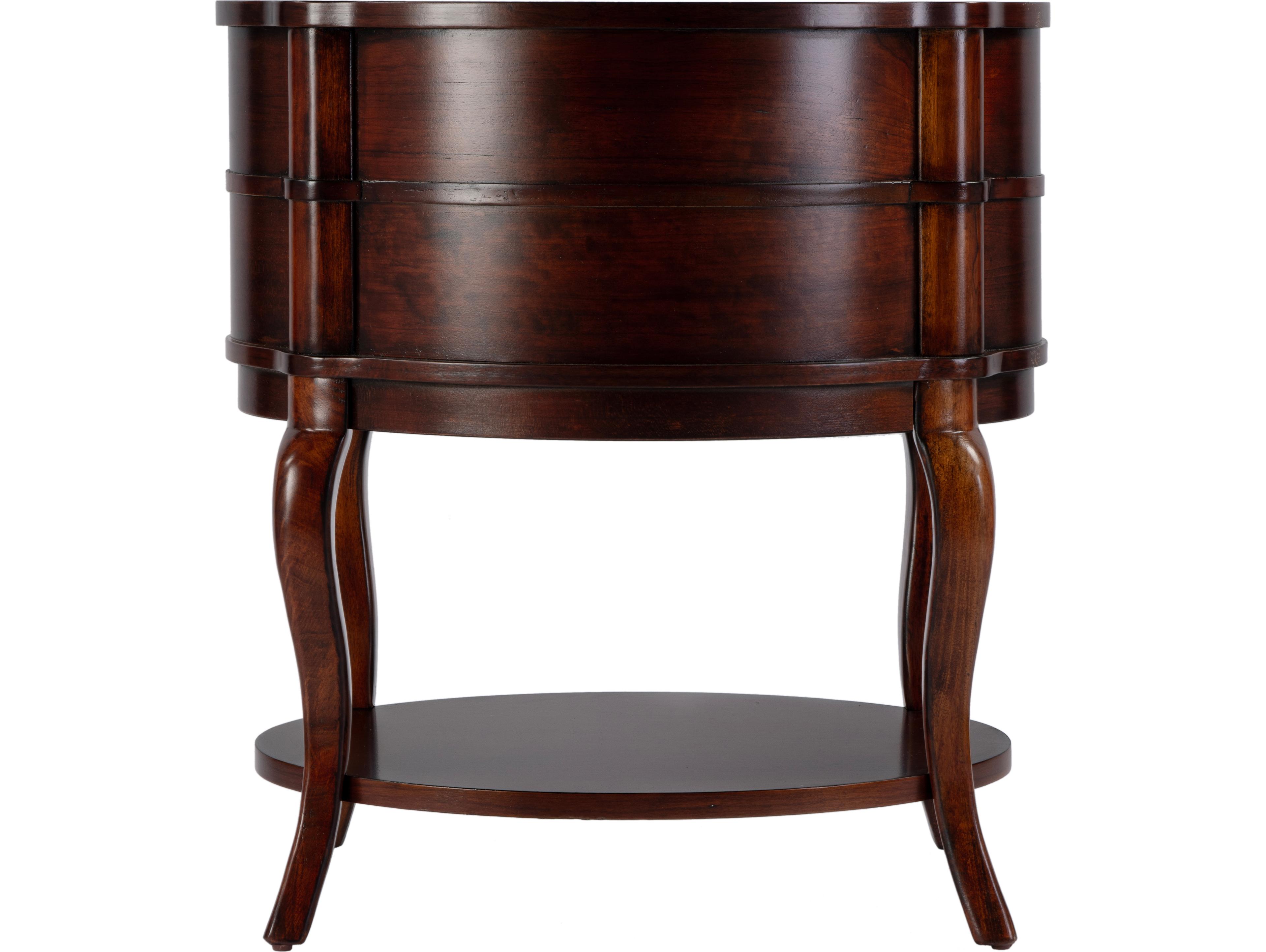 Butler Jarvis Oval Wood Umber End Table
