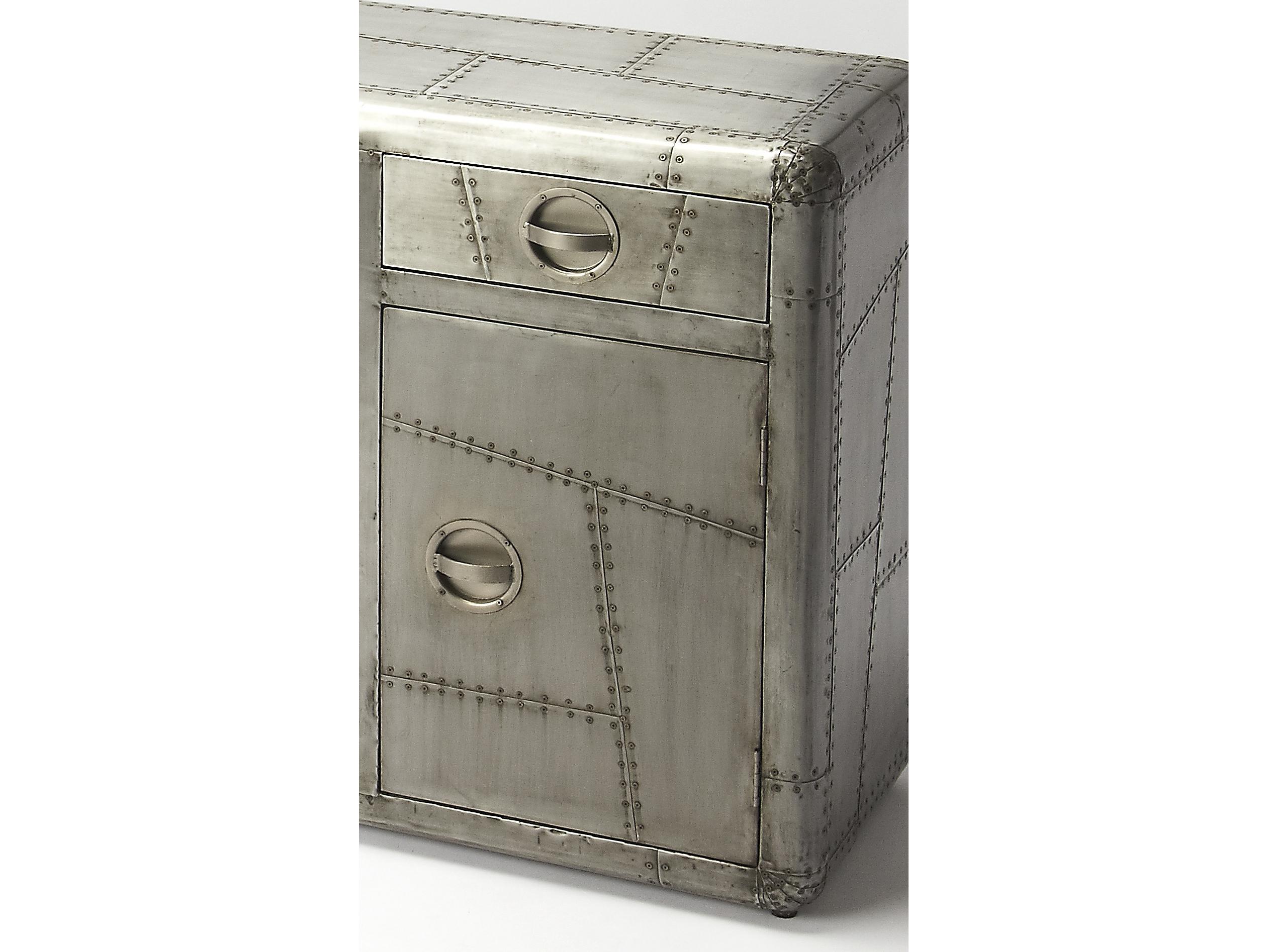 Butler Midway 54" Industrial Chic Media Console Cabinet