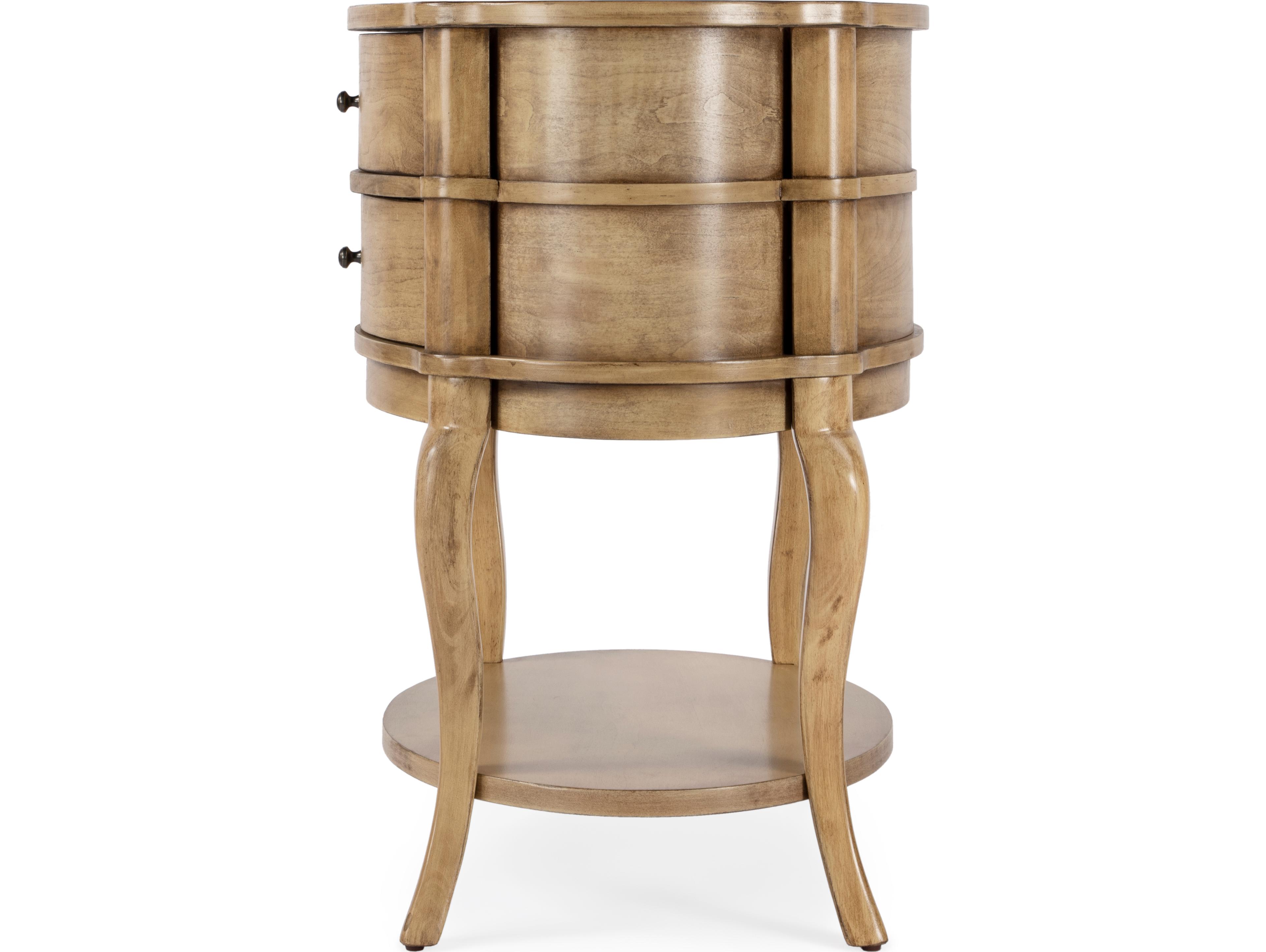 Butler Jarvis Oval Wood Cherry End Table