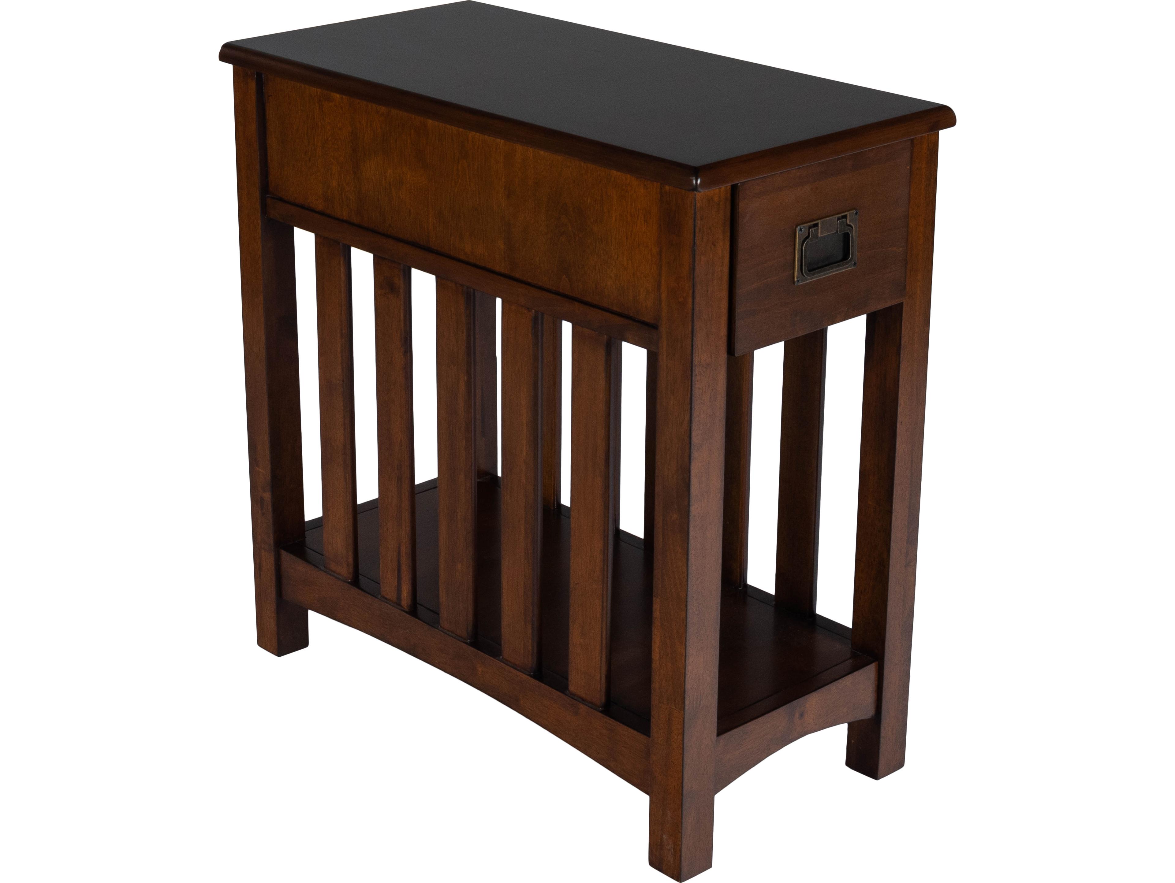 Butler Larina Rectangular Wood Cherry End Table