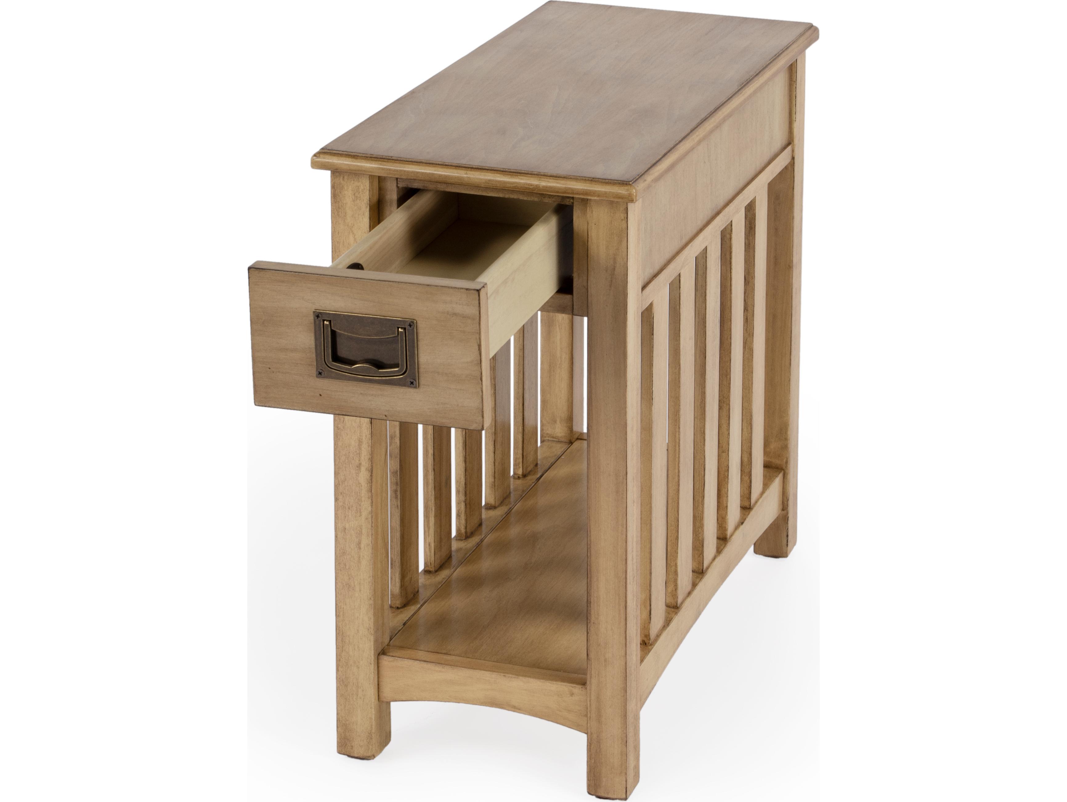 Butler Larina Rectangular Wood Cherry End Table