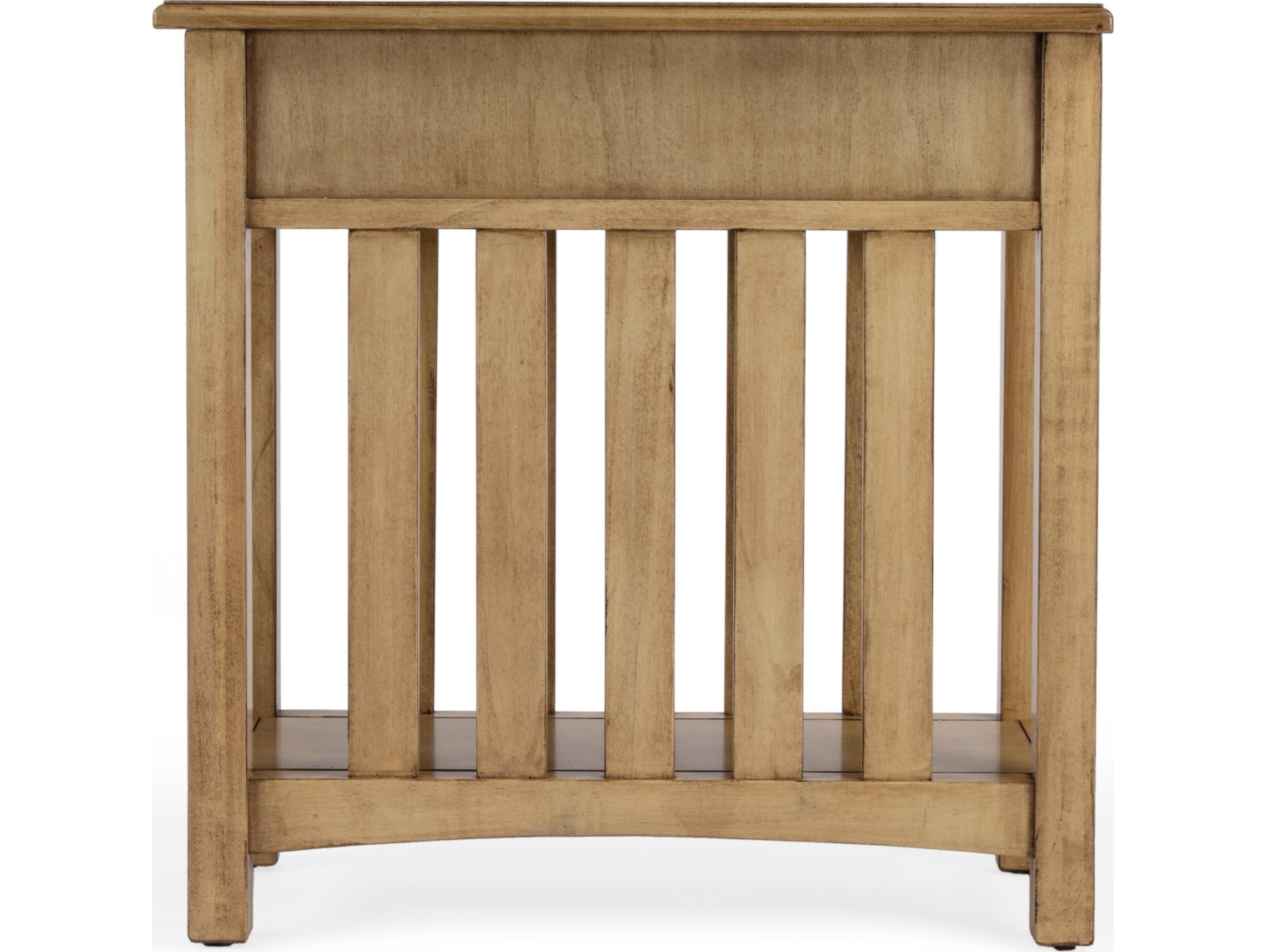 Butler Larina Rectangular Wood Cherry End Table