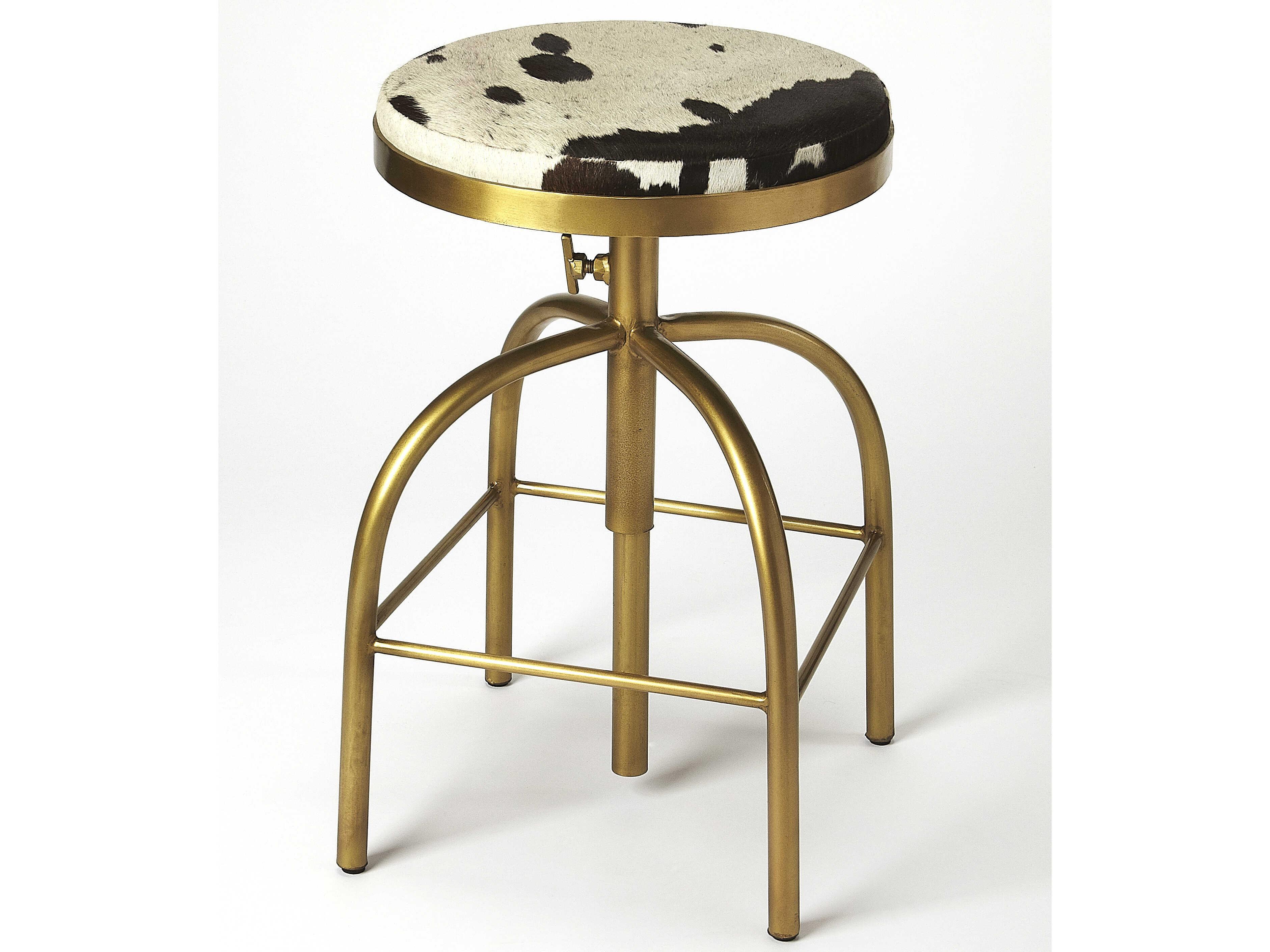 Butler Grogan Leather Adjustable Counter Stool