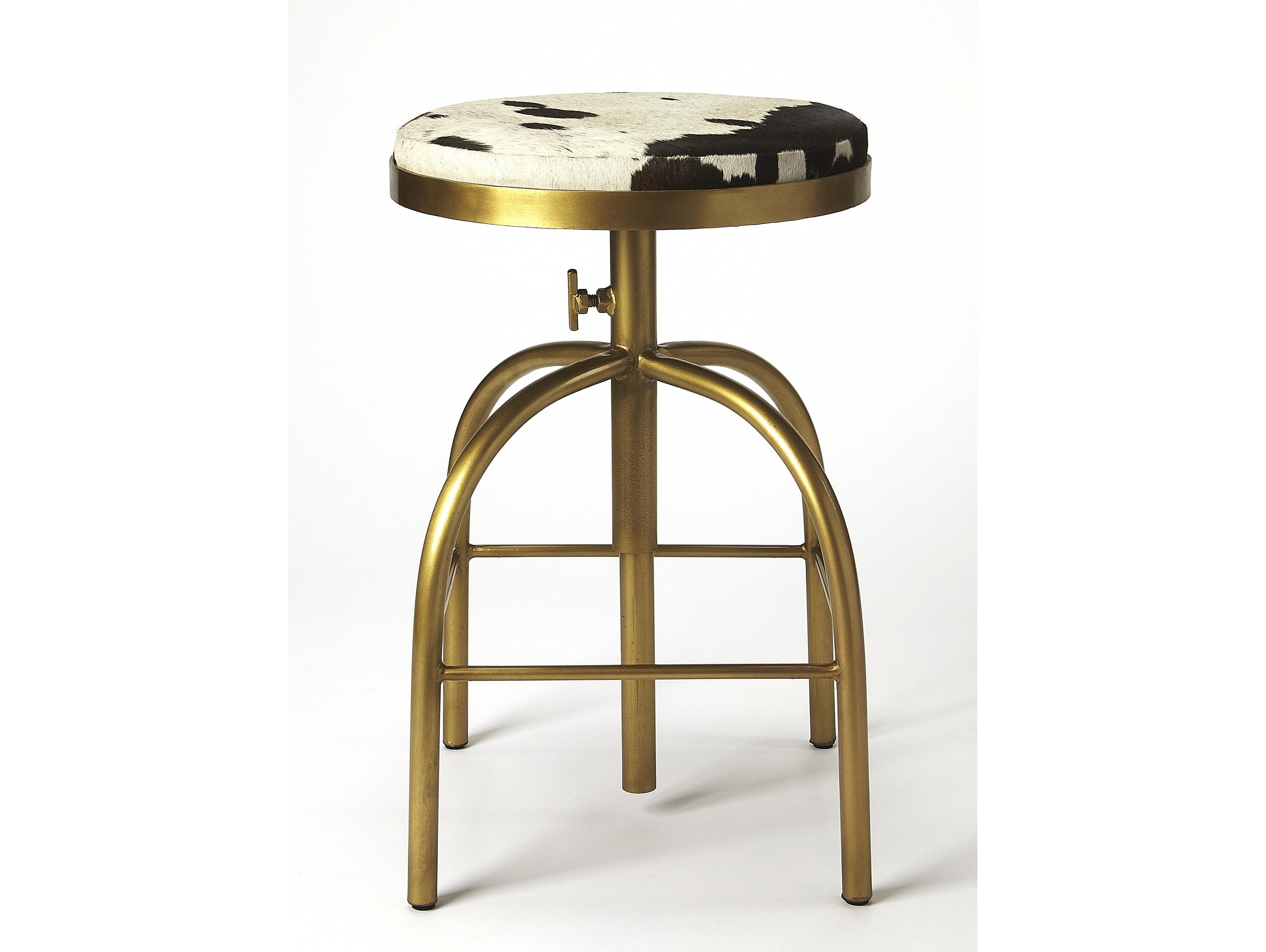 Butler Grogan Leather Adjustable Counter Stool