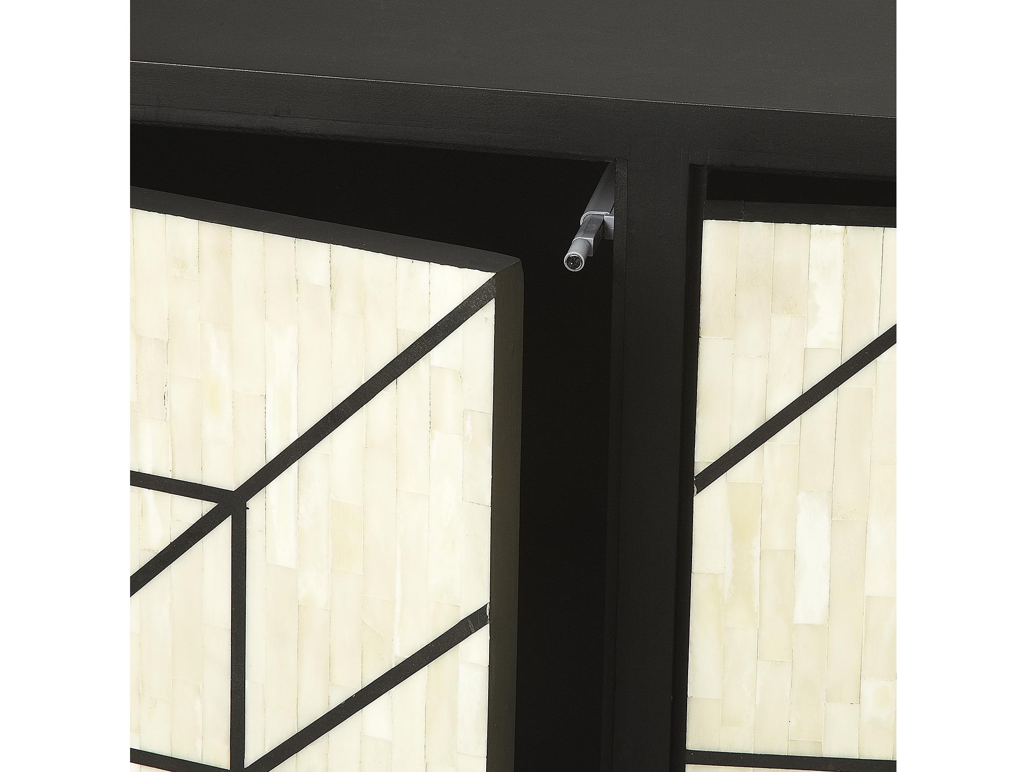 Butler Greta 59" Black Bone Inlay Sideboard