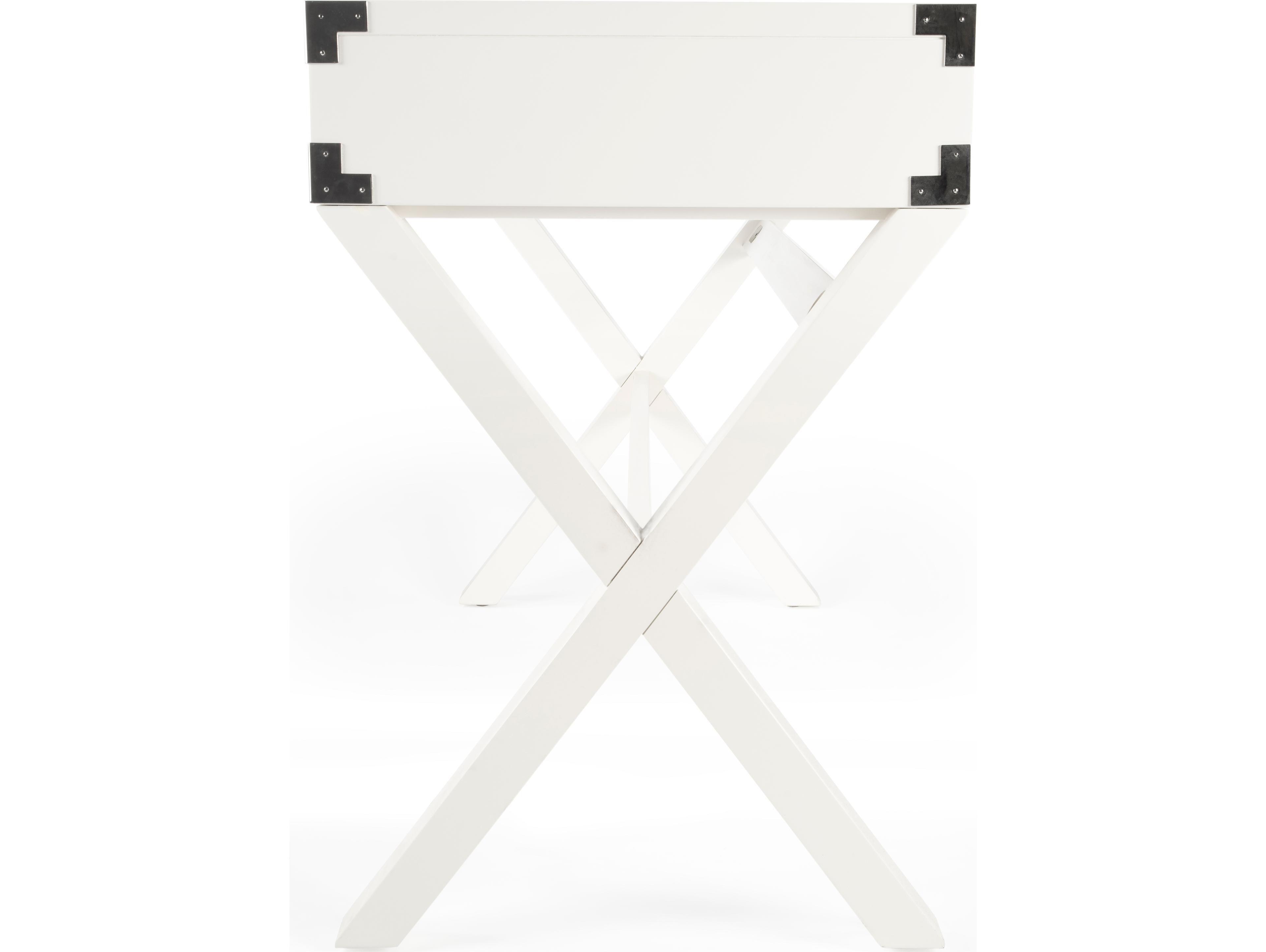 Butler Anew White Rubberwood Writing Desk