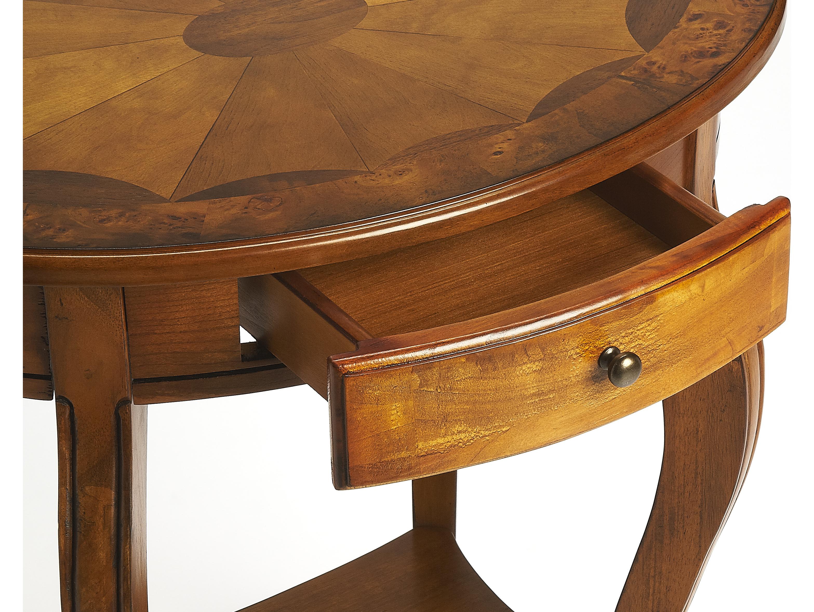 Butler Jeanette Oval Wood Olive Ash End Table