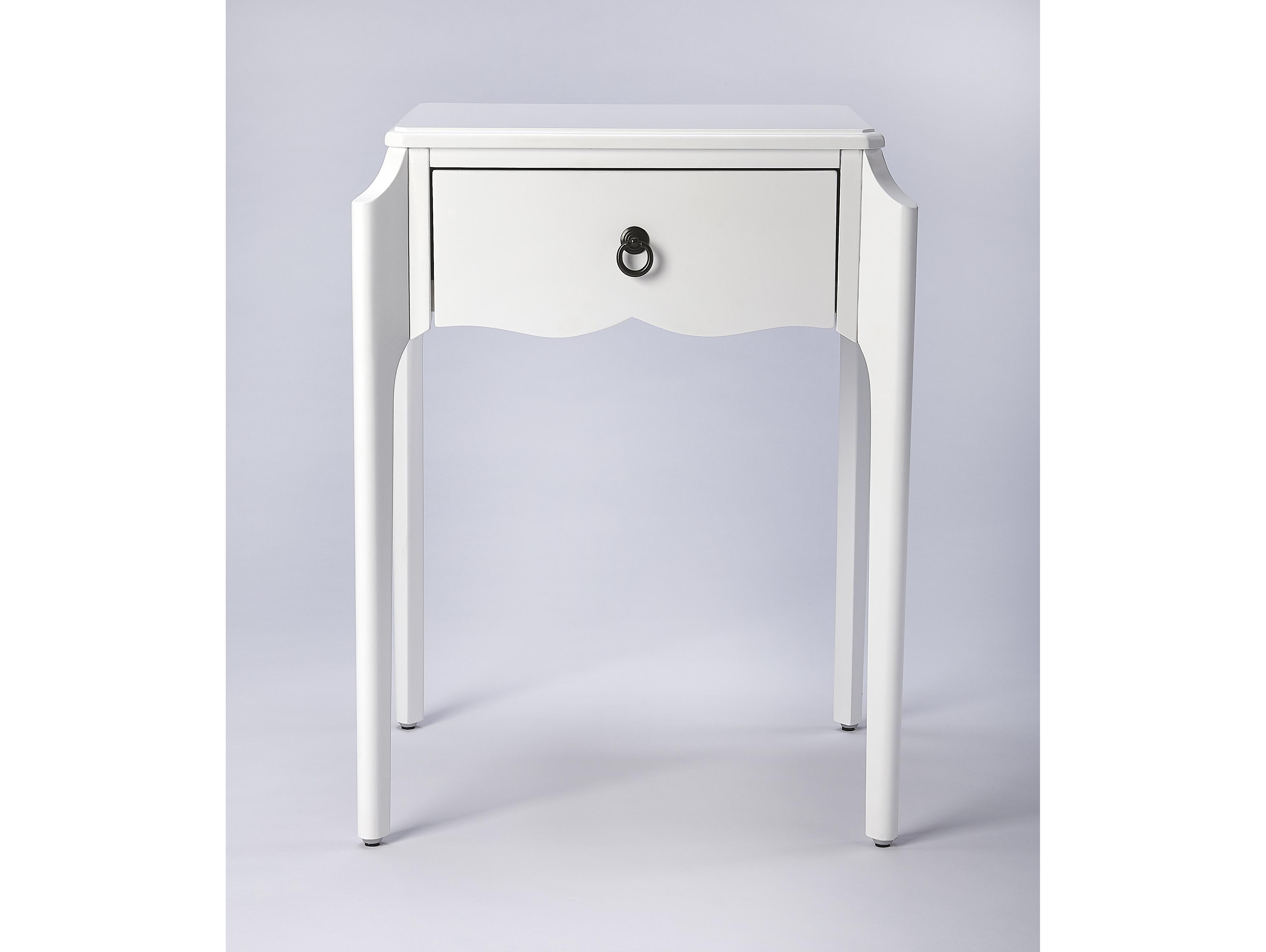 Butler Wilshire 1-Drawer Oak Wood Nightstand