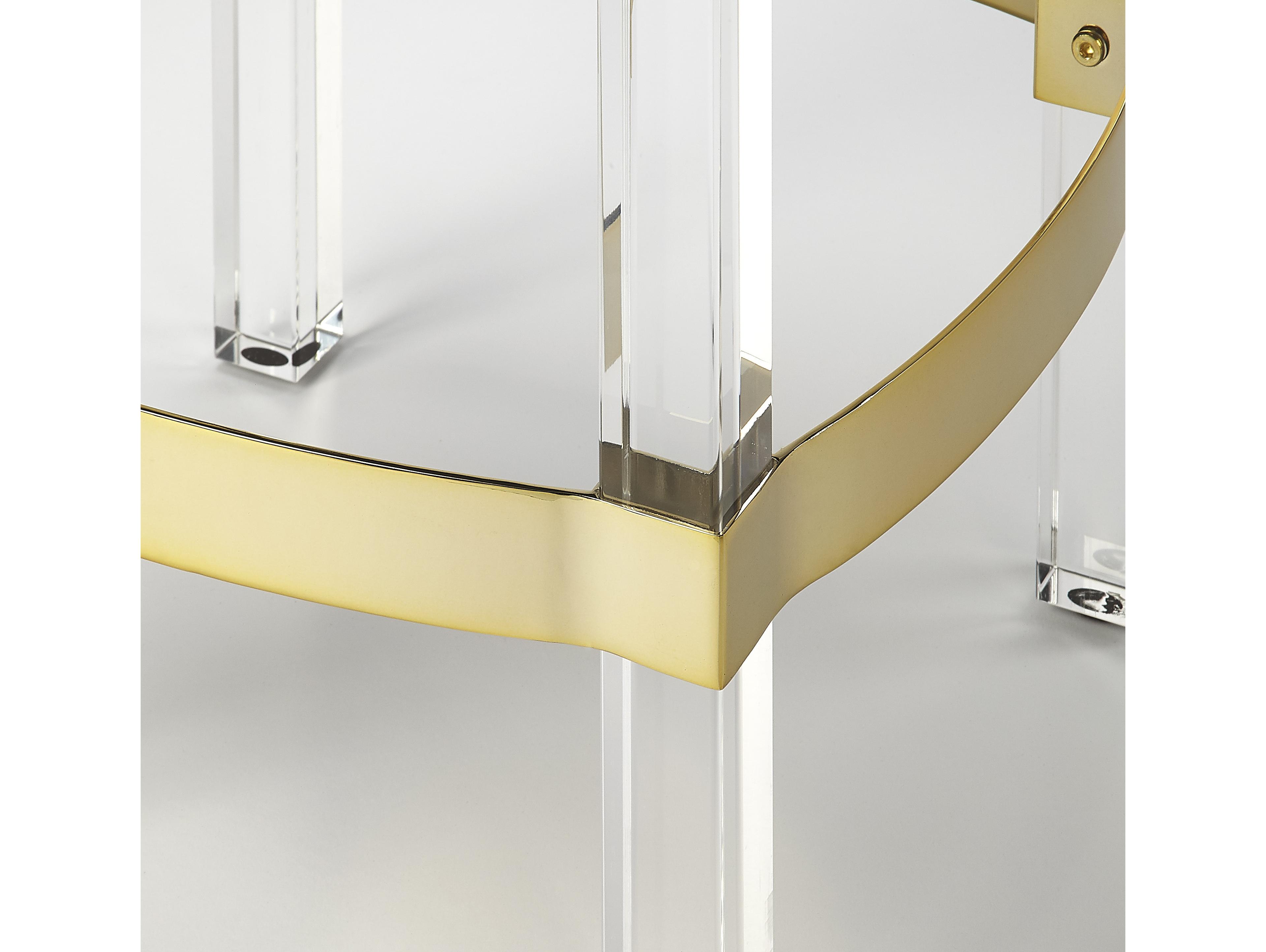 Butler Jordan Black Leather Faux Counter Stool