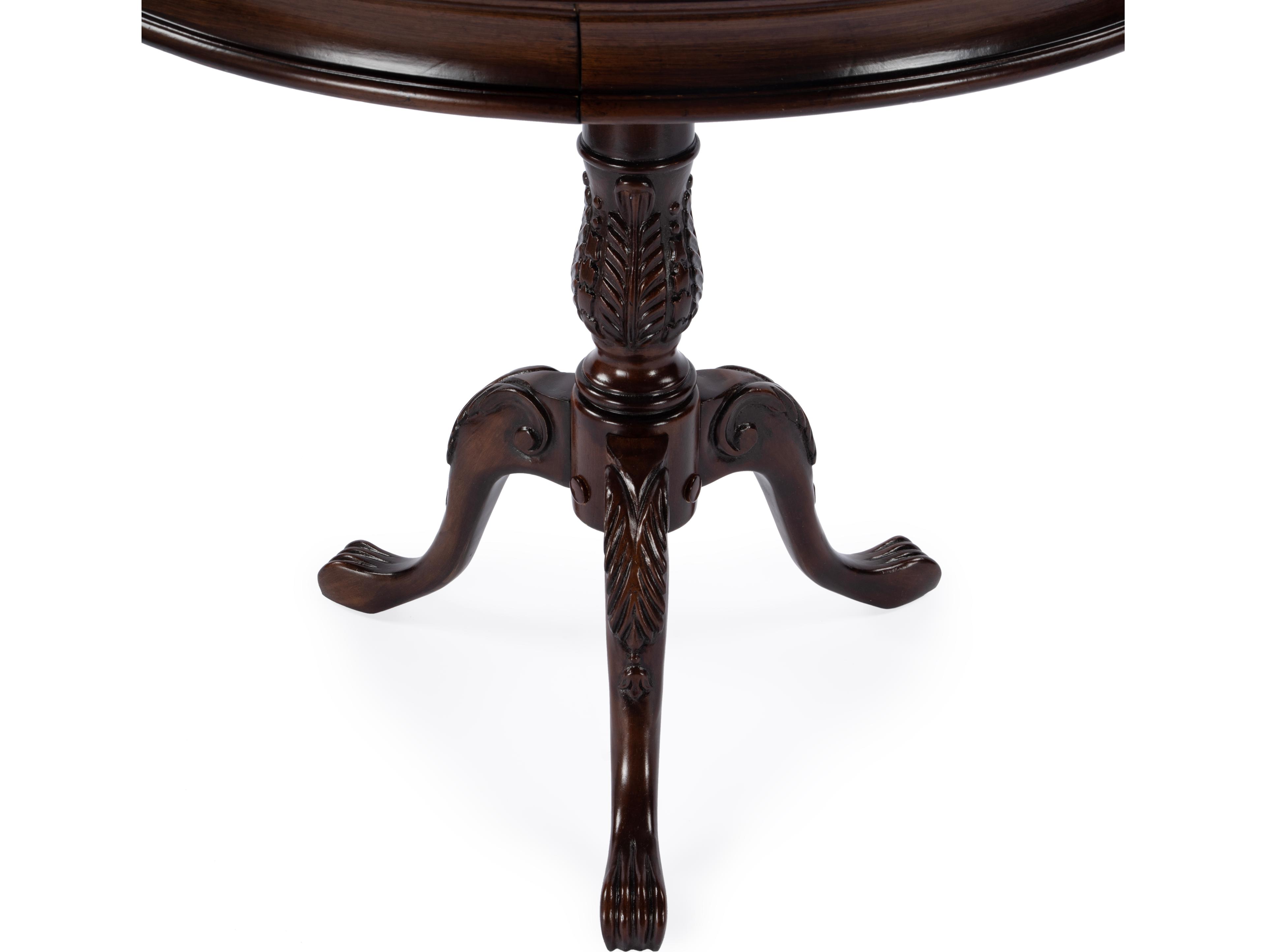 Butler Carissa Round Wood Cherry Nouveau End Table