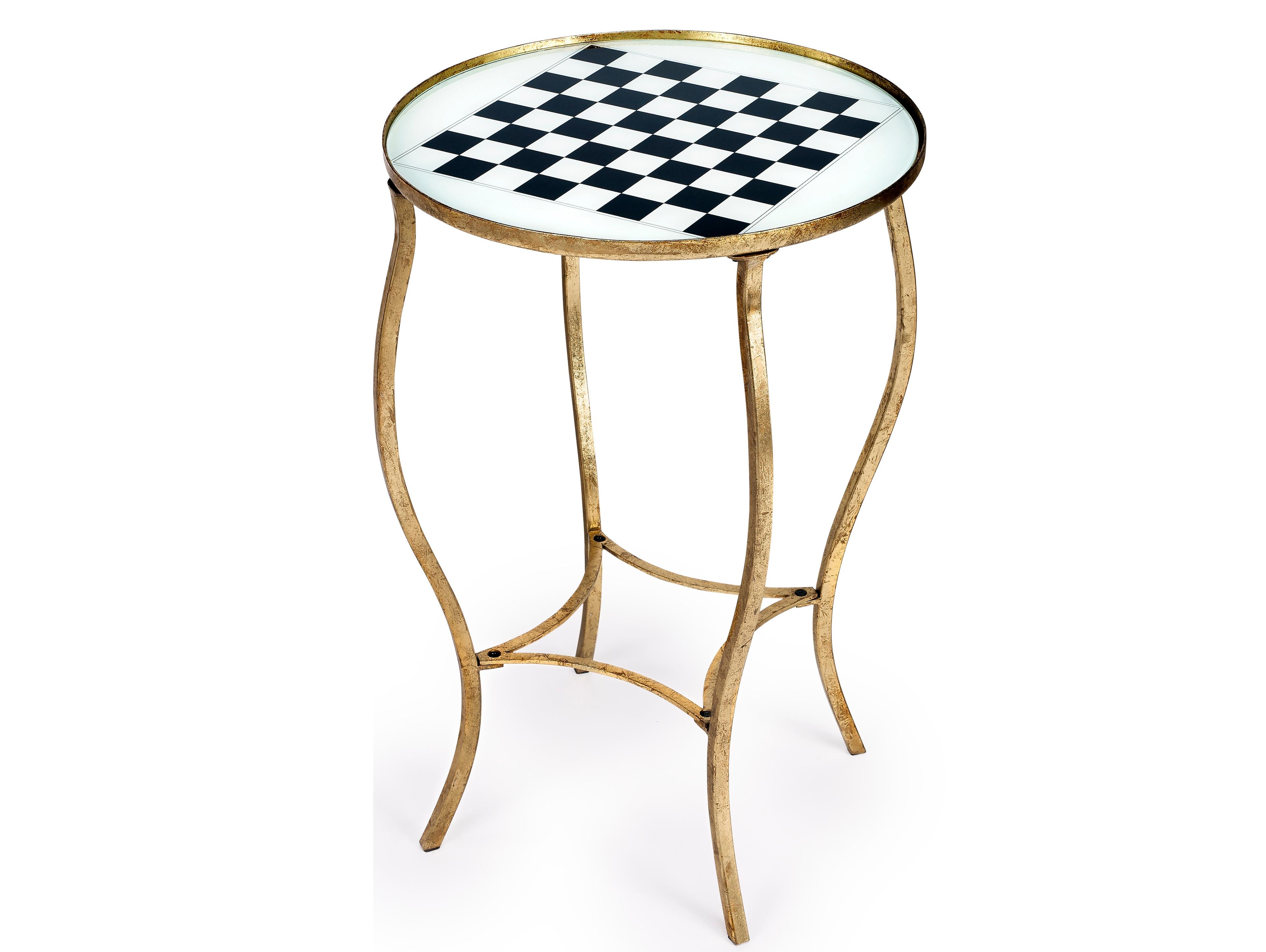 Butler Judith Gold Metalworks Game Table