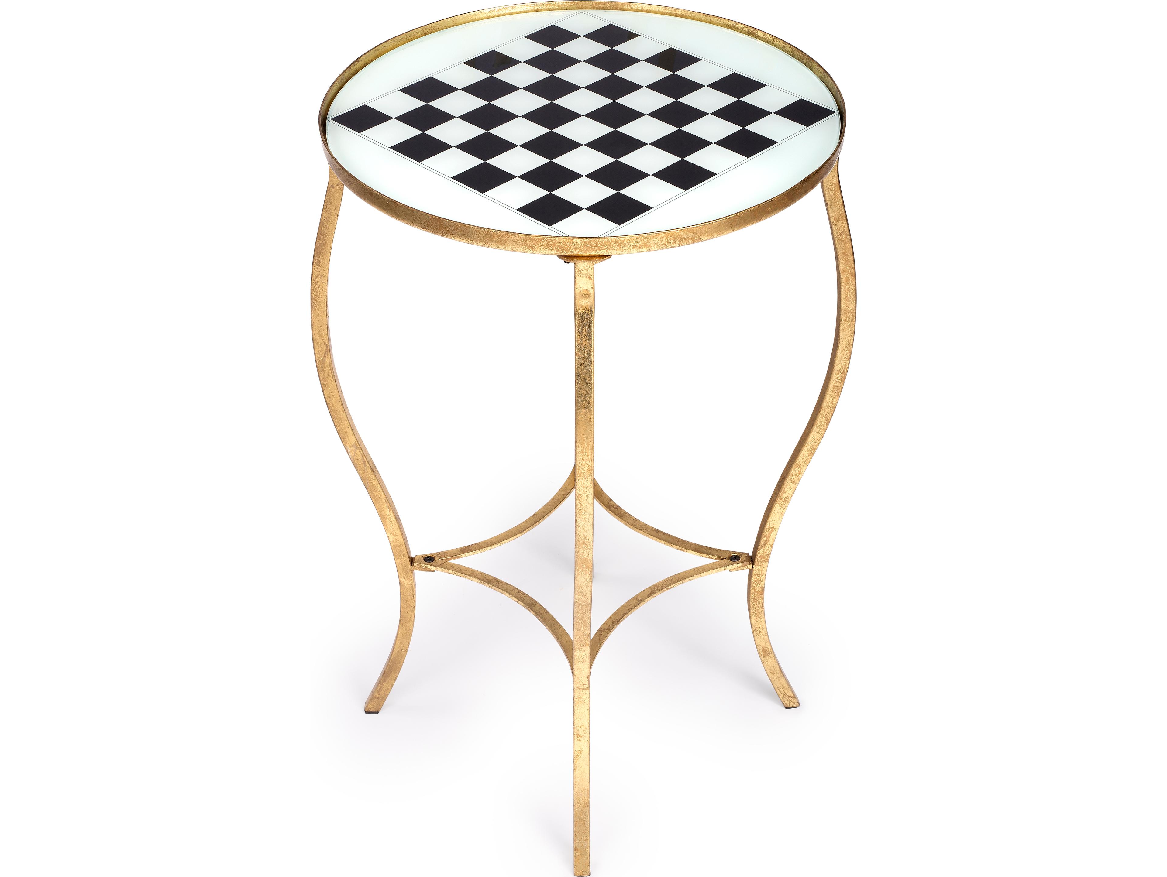 Butler Judith Gold Metalworks Game Table