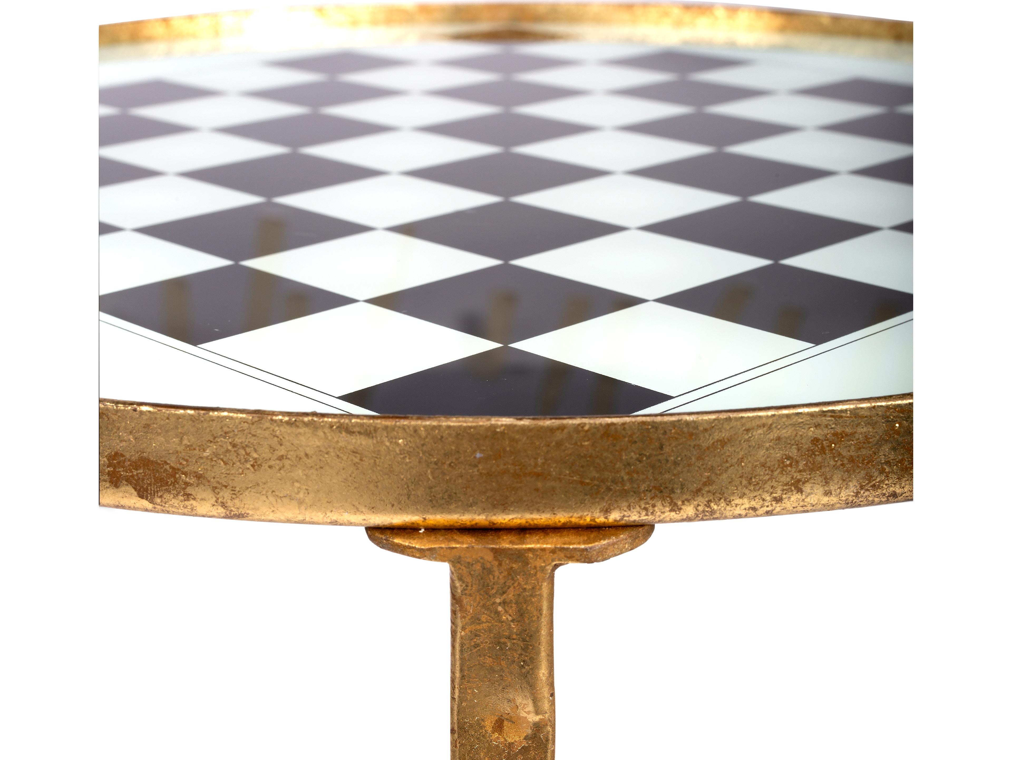 Butler Judith Gold Metalworks Game Table
