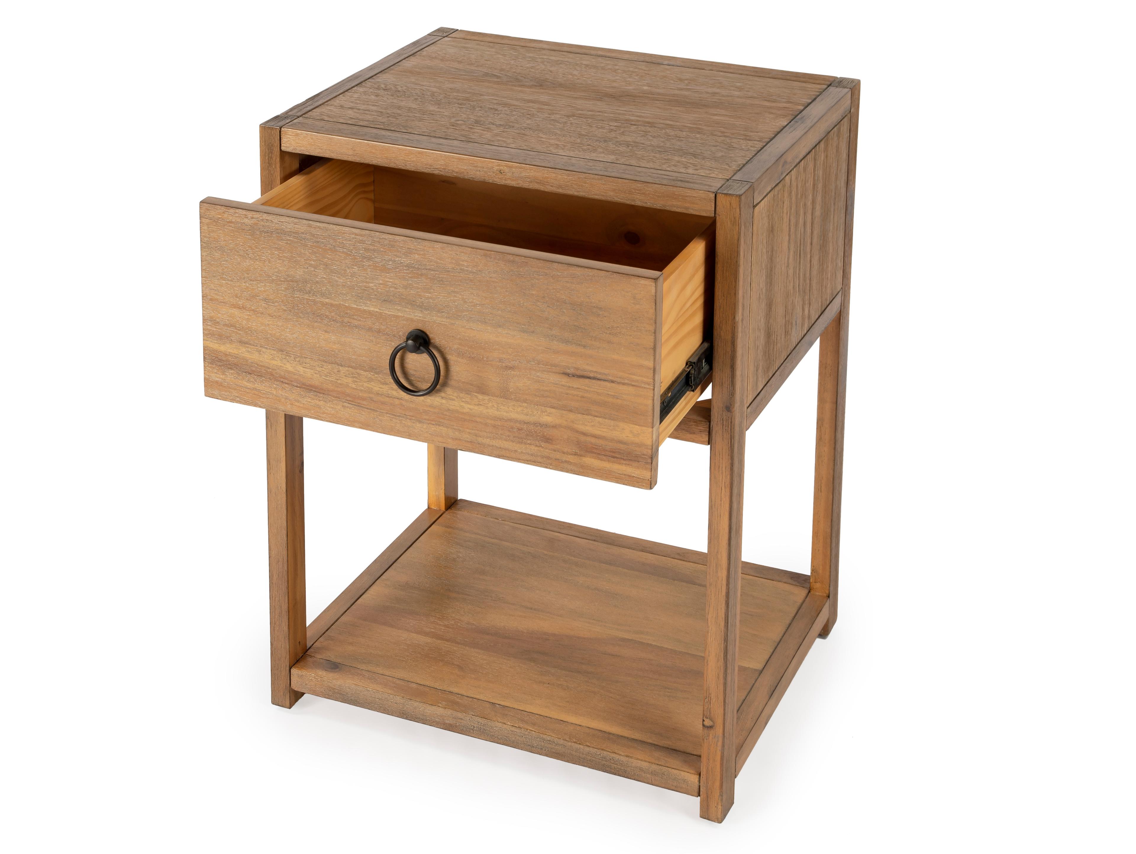 Butler Lark Square Wood Natural Mango End Table