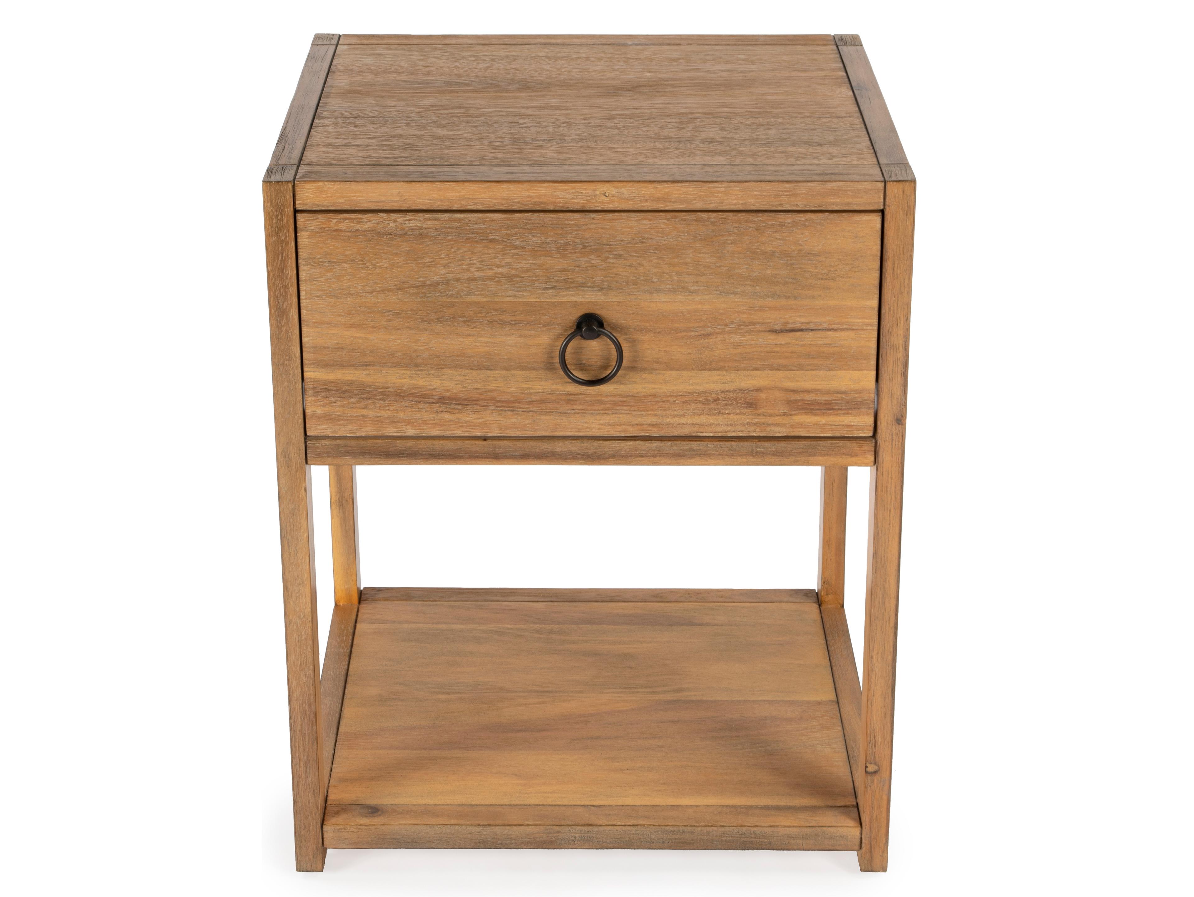 Butler Lark Square Wood Natural Mango End Table