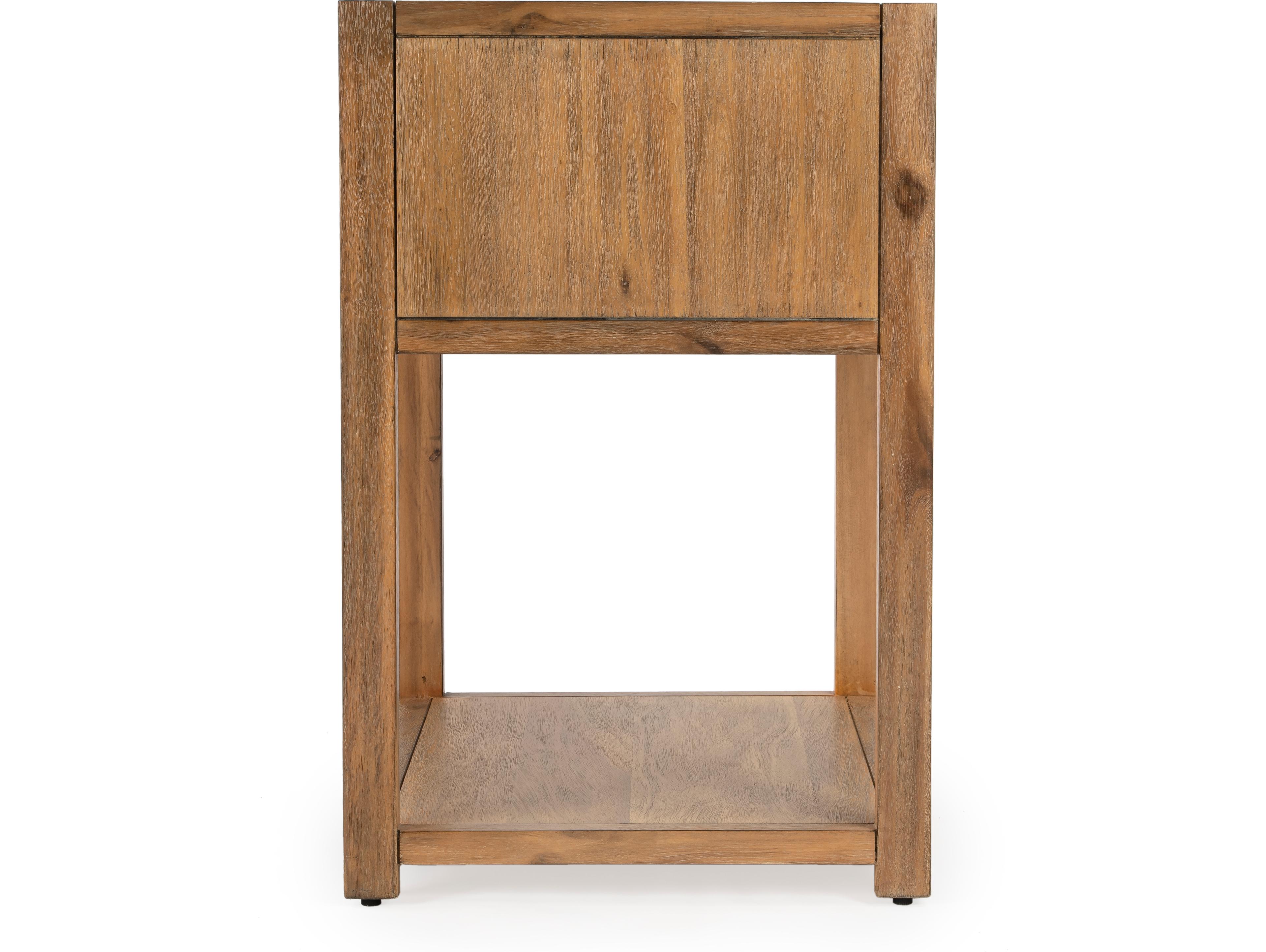 Butler Lark Square Wood Natural Mango End Table