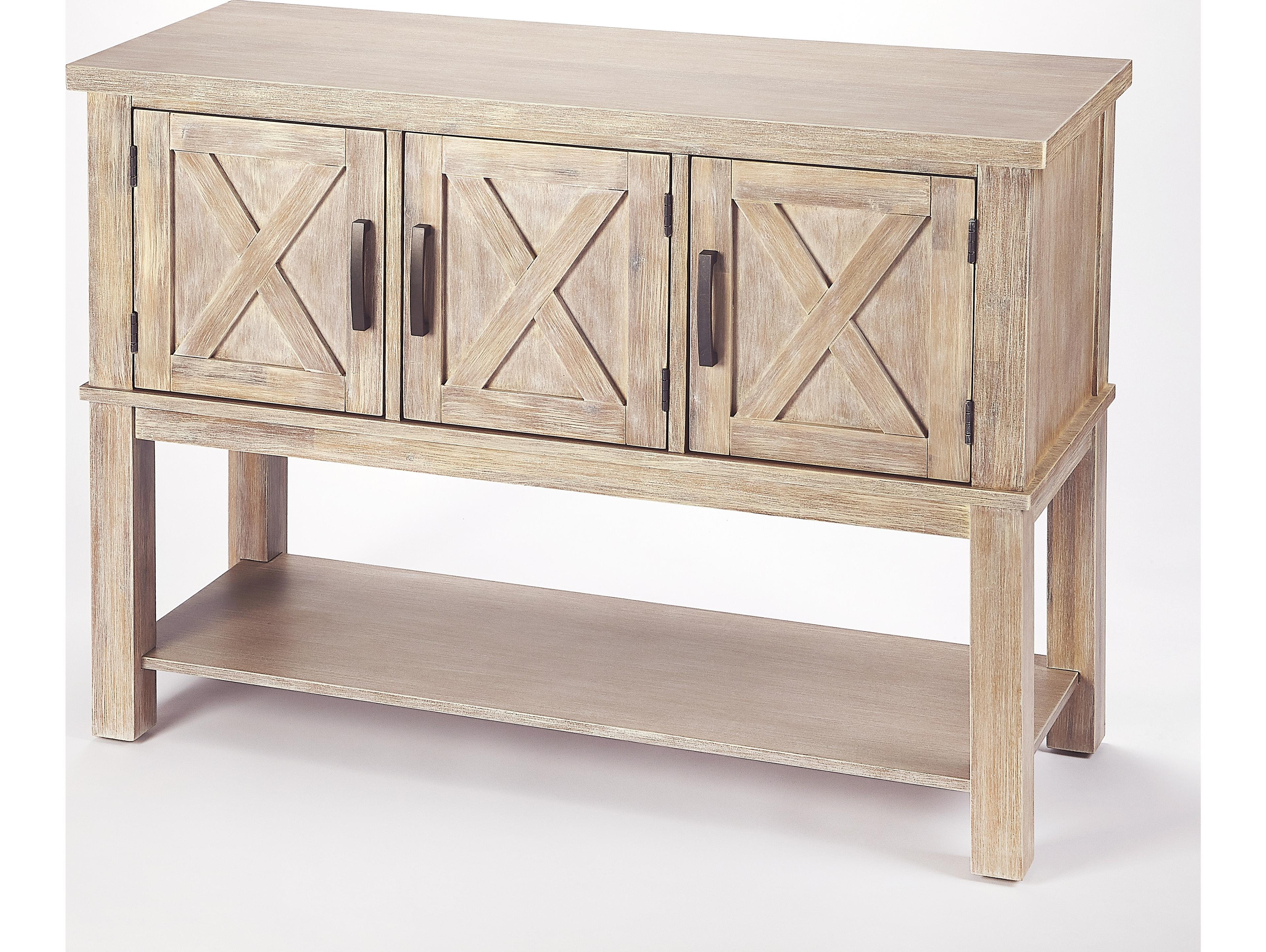 Butler Chateau 48" Acacia Wood Urban Gray Sideboard