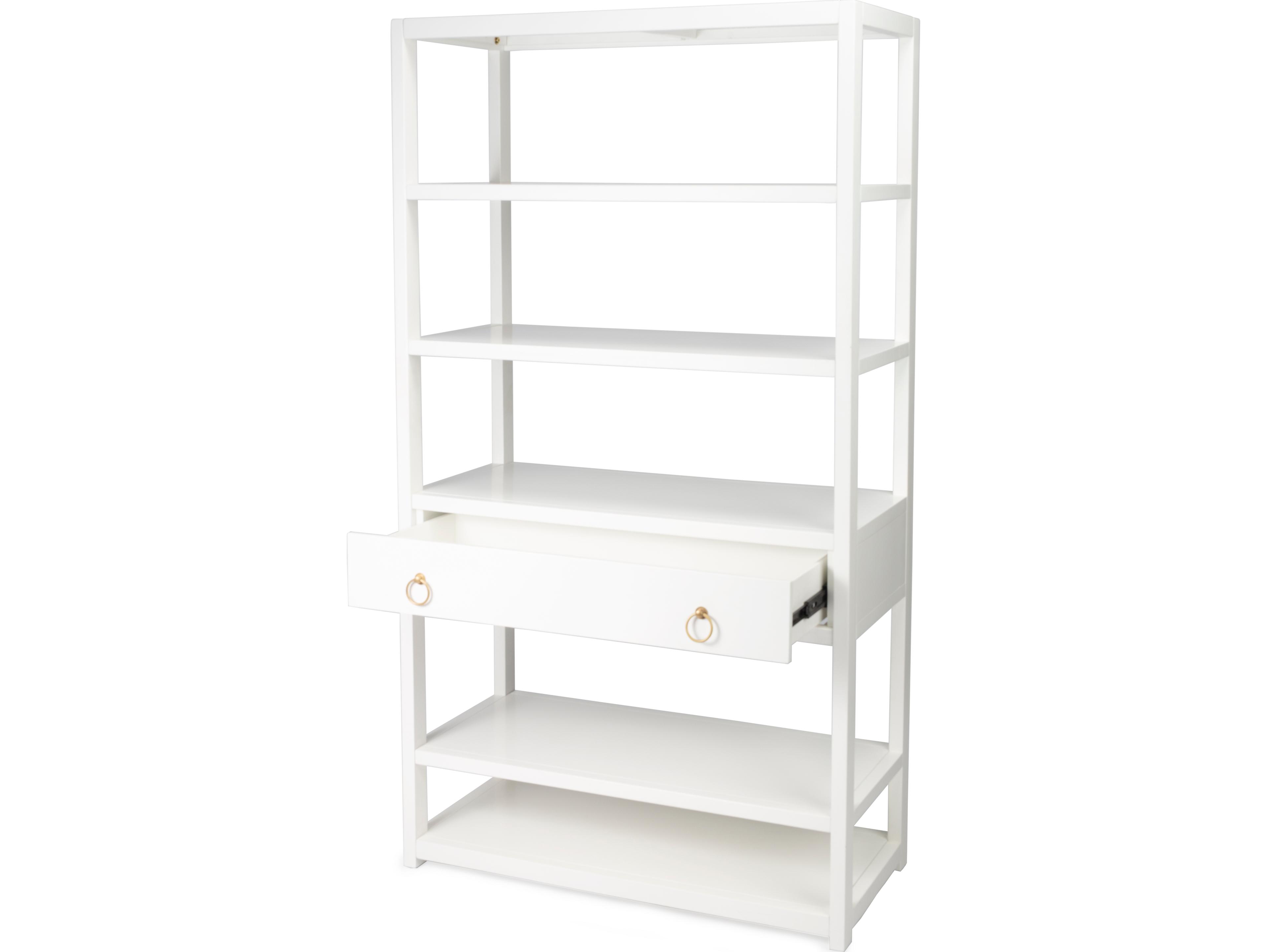 Butler Lark White Bookcase