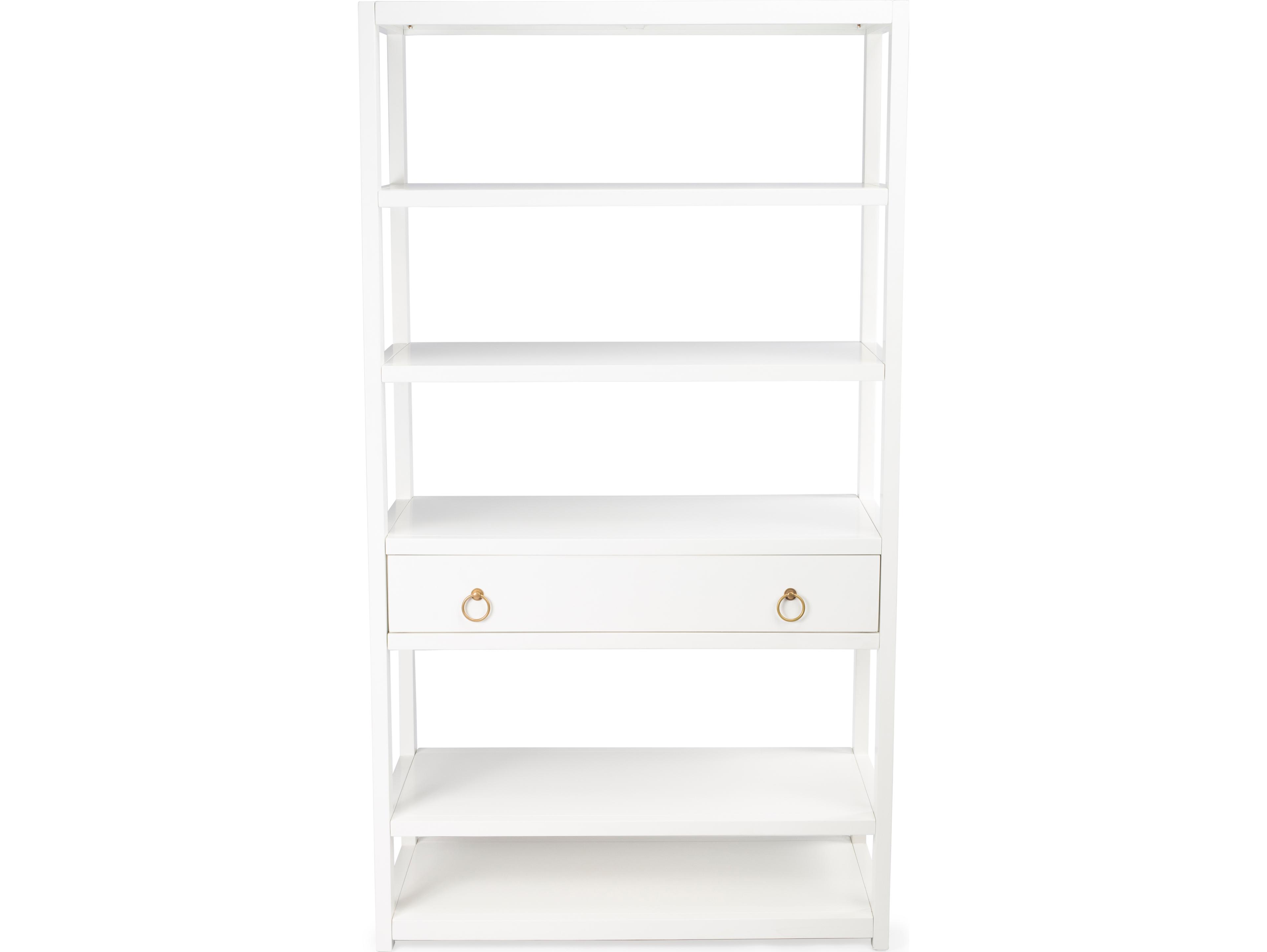 Butler Lark White Bookcase