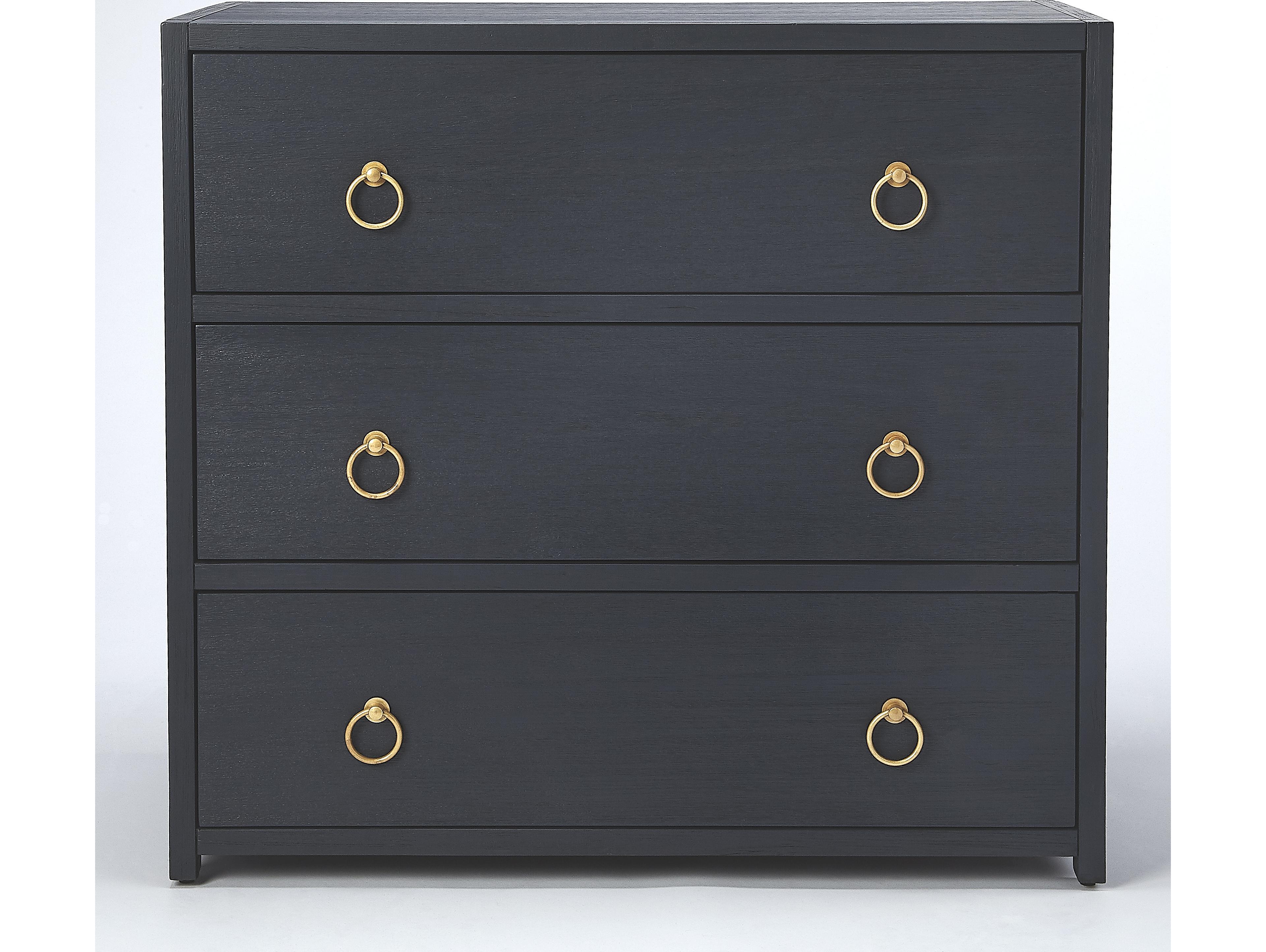 Butler Lark 3-Drawers Acacia Wood Dresser