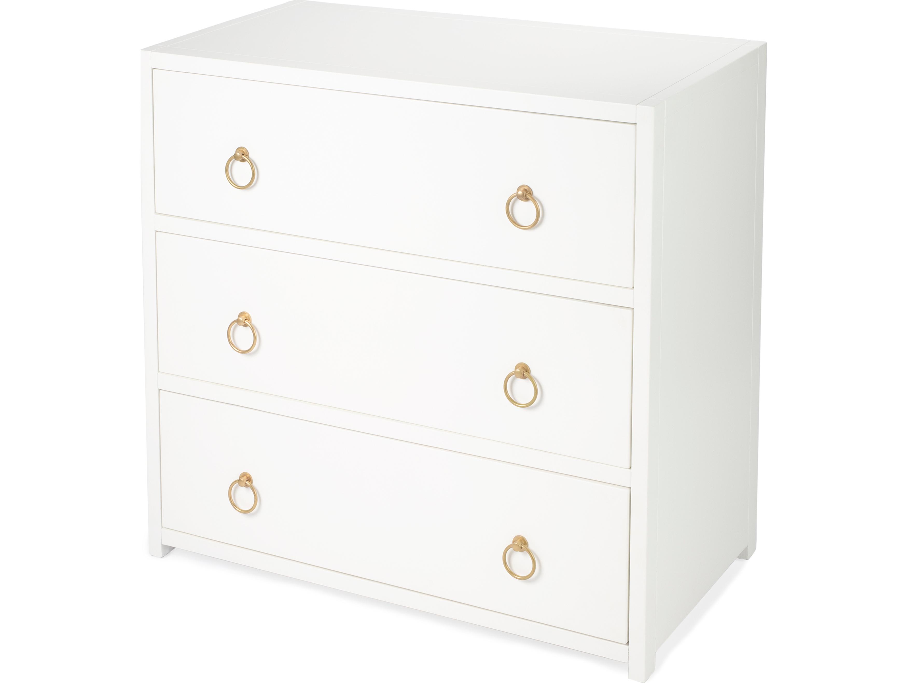 Butler Lark 3-Drawers Acacia Wood Dresser