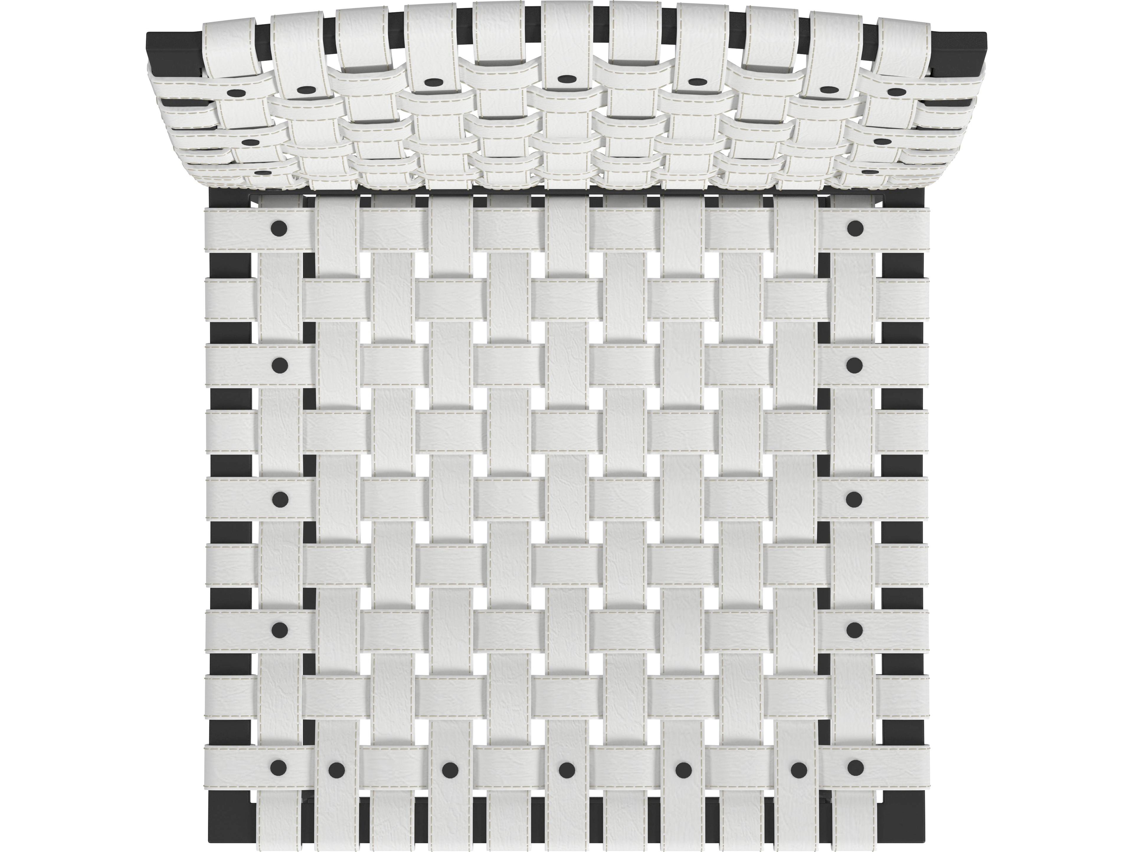 Butler Urban White Leather Bar Stool