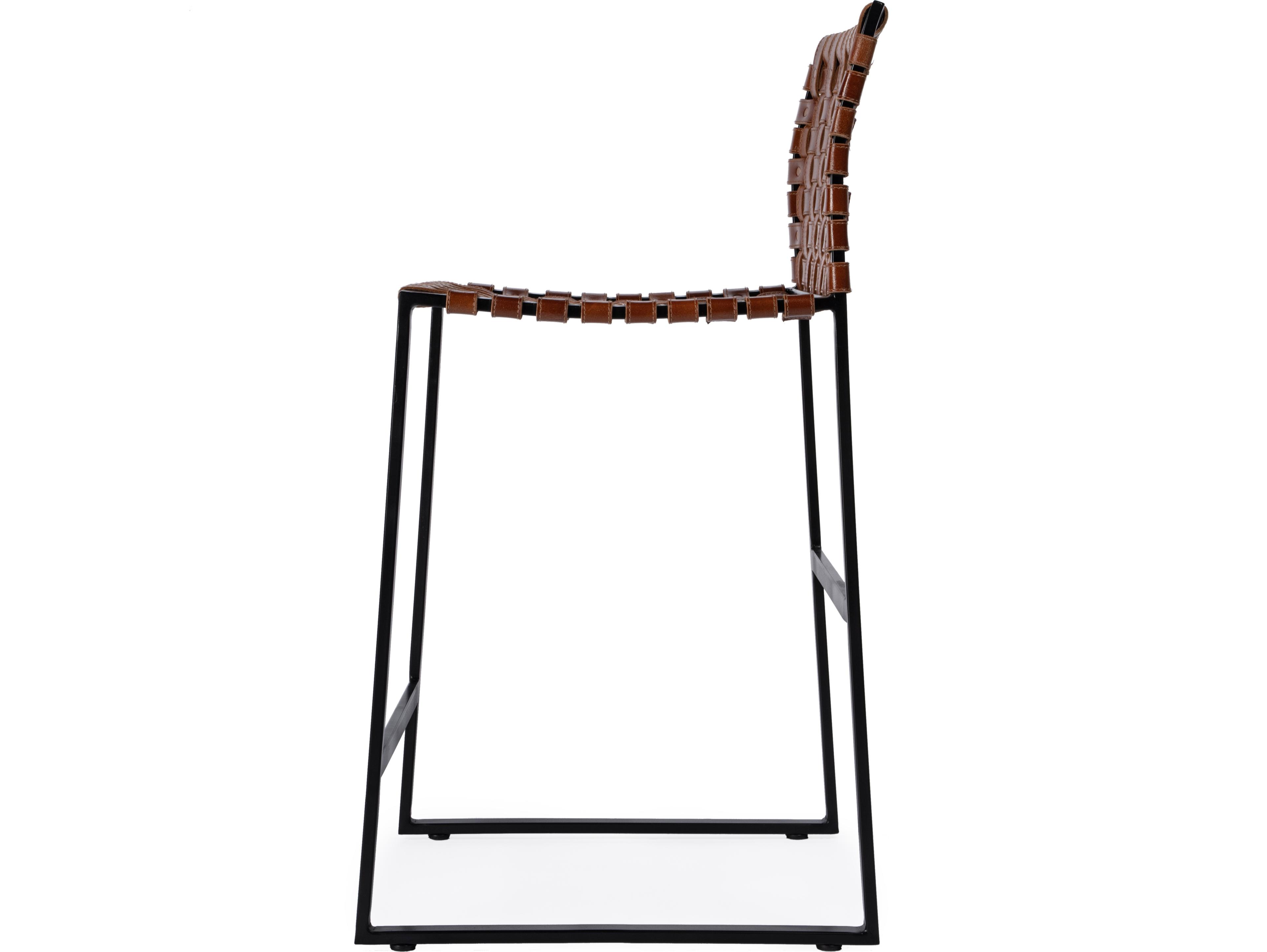 Butler Urban Brown Leather Counter Stool