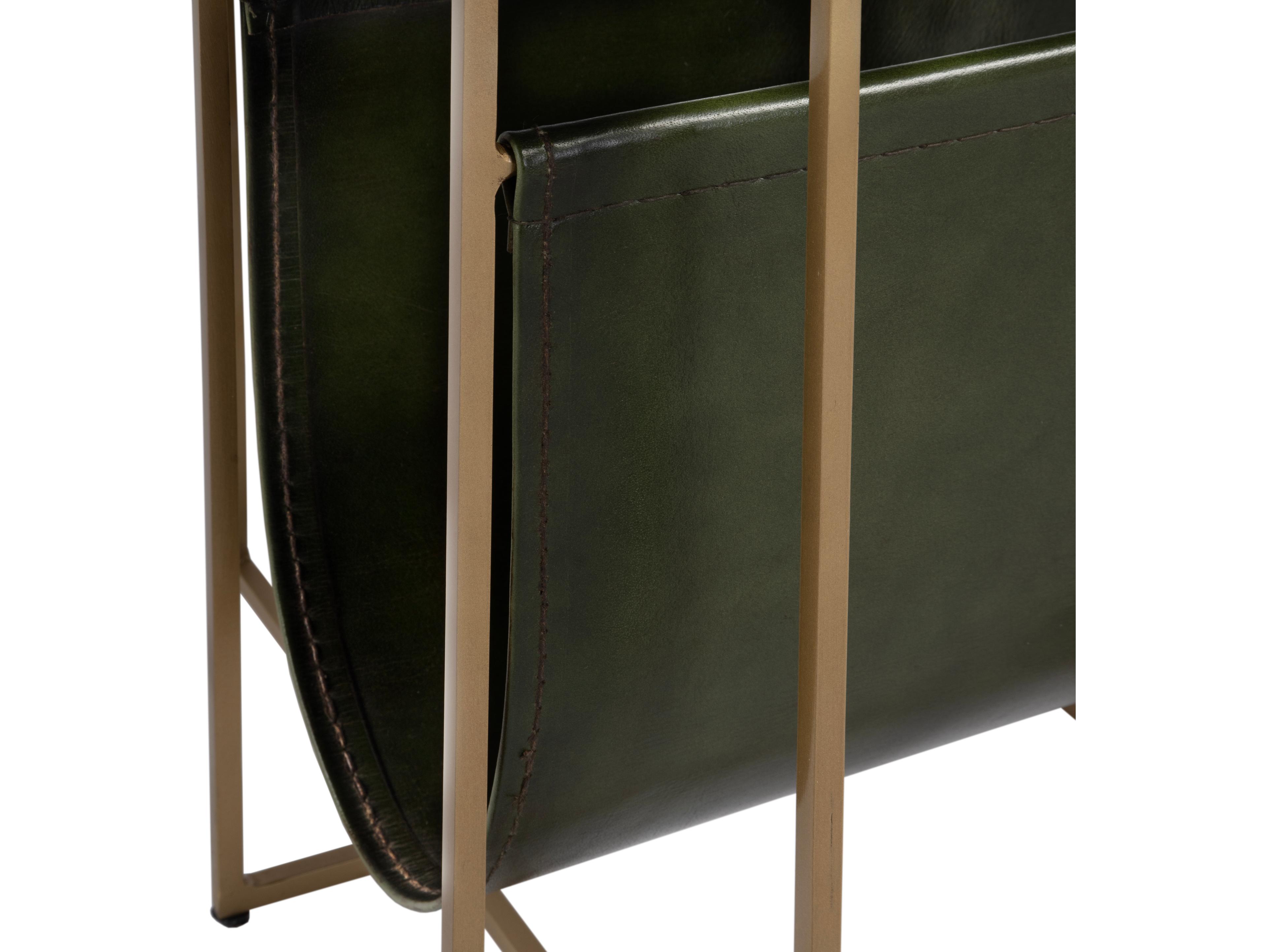 Butler Stephanik Rectangular Green Marble End Table
