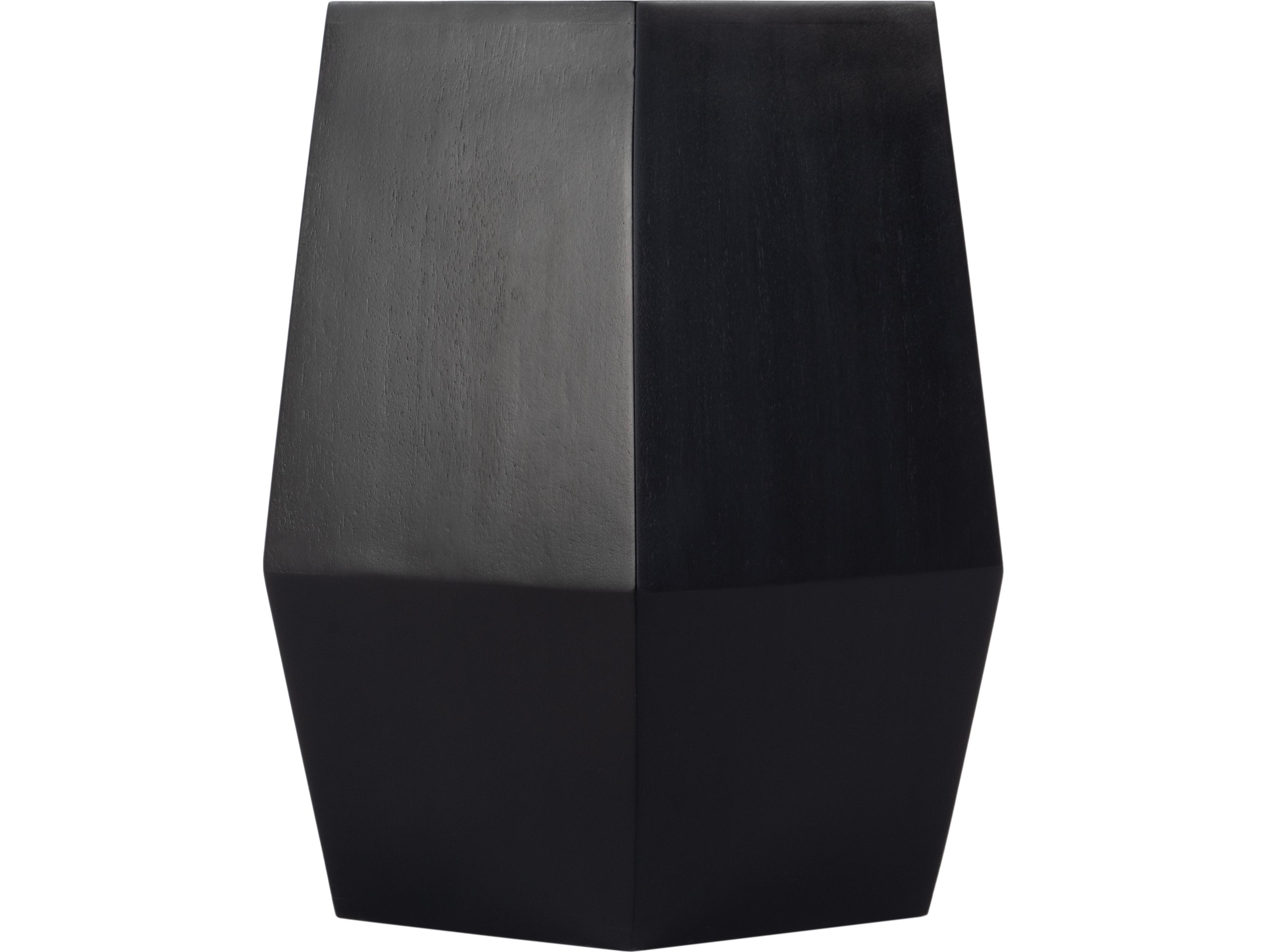 Butler Gulchatai Hexagon Wood Black End Table