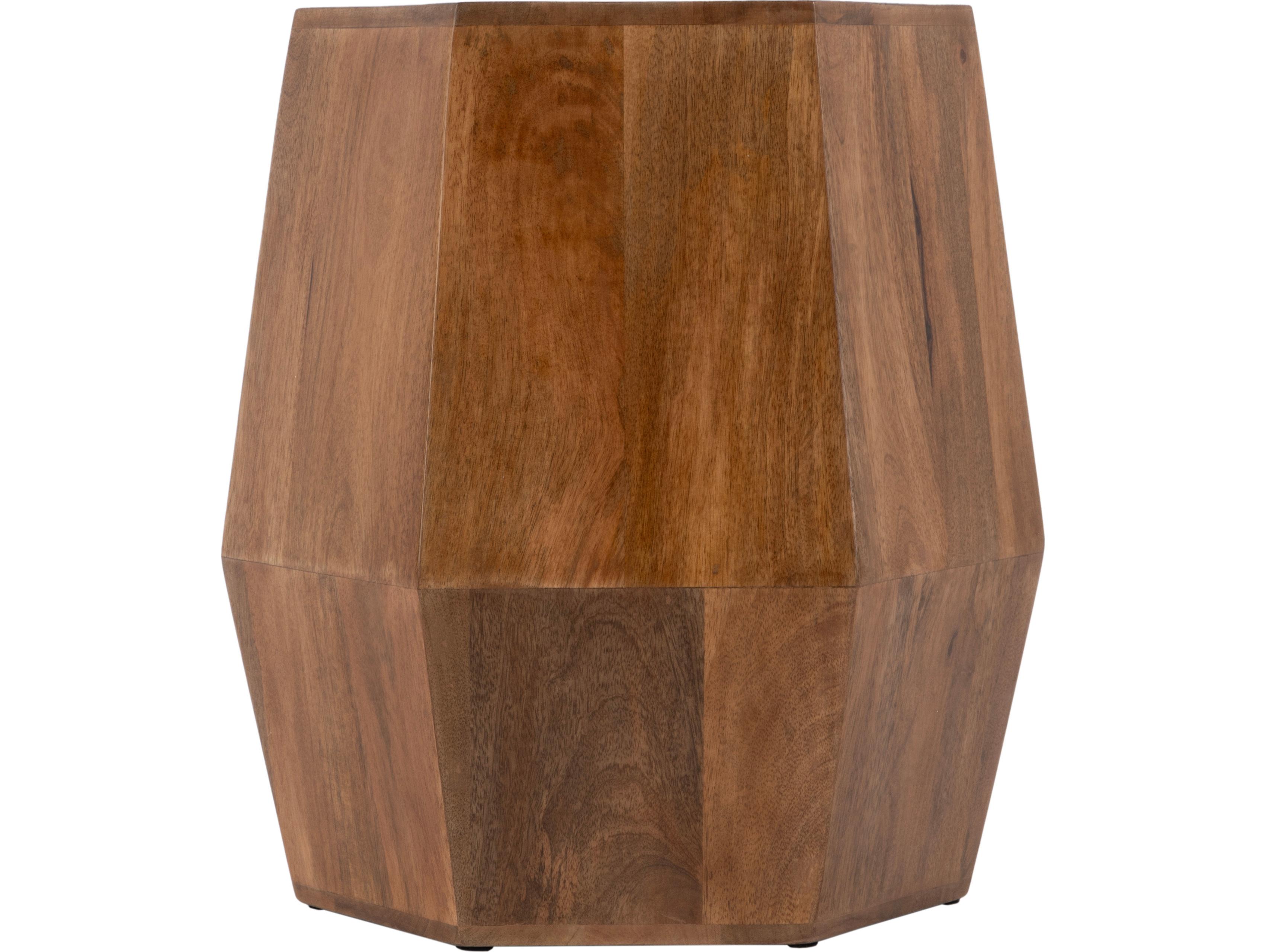 Butler Gulchatai Hexagon Natural Wood End Table