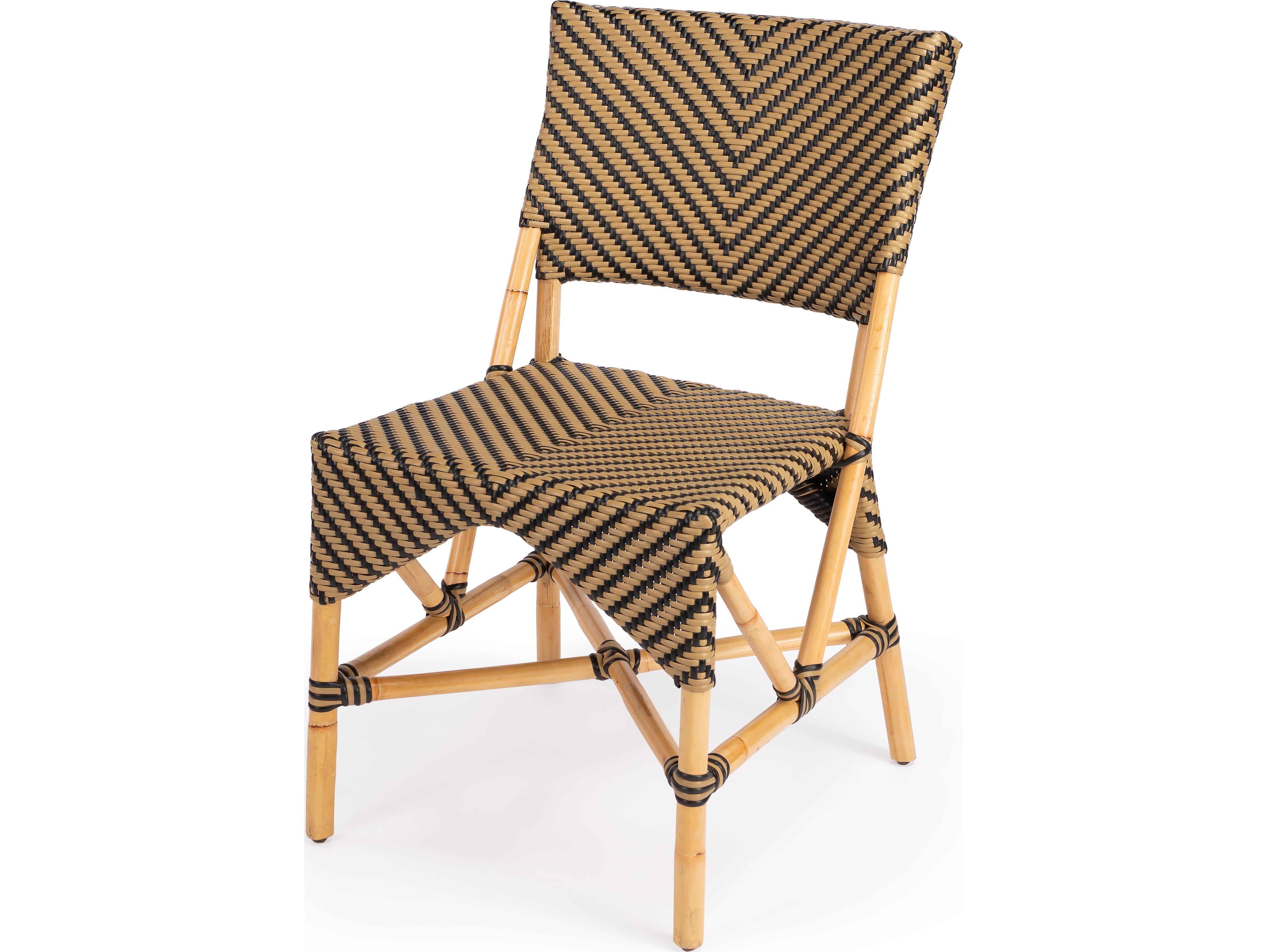 Butler Ciel Rattan Beige Armless Dining Chair