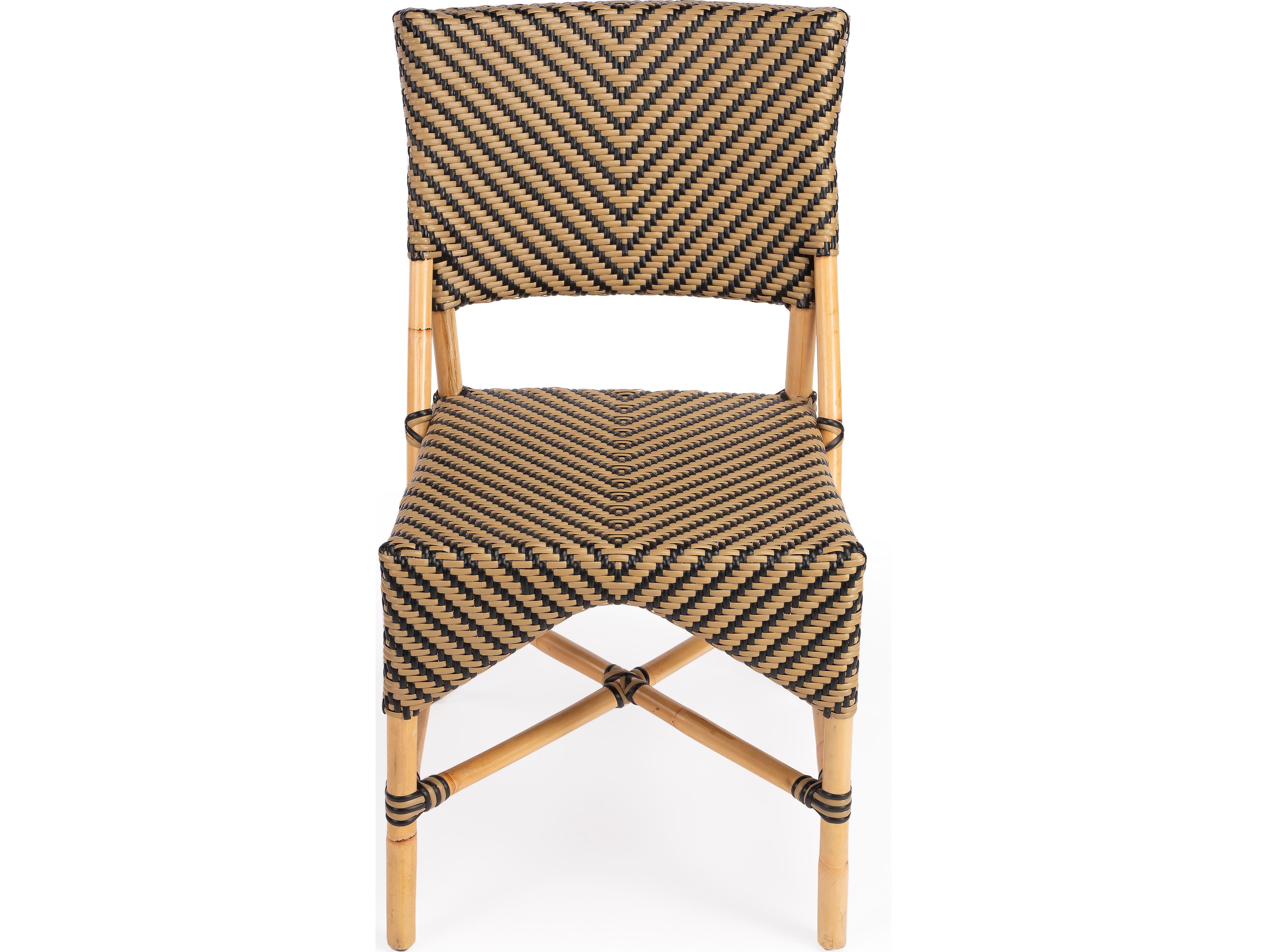 Butler Ciel Rattan Beige Armless Dining Chair