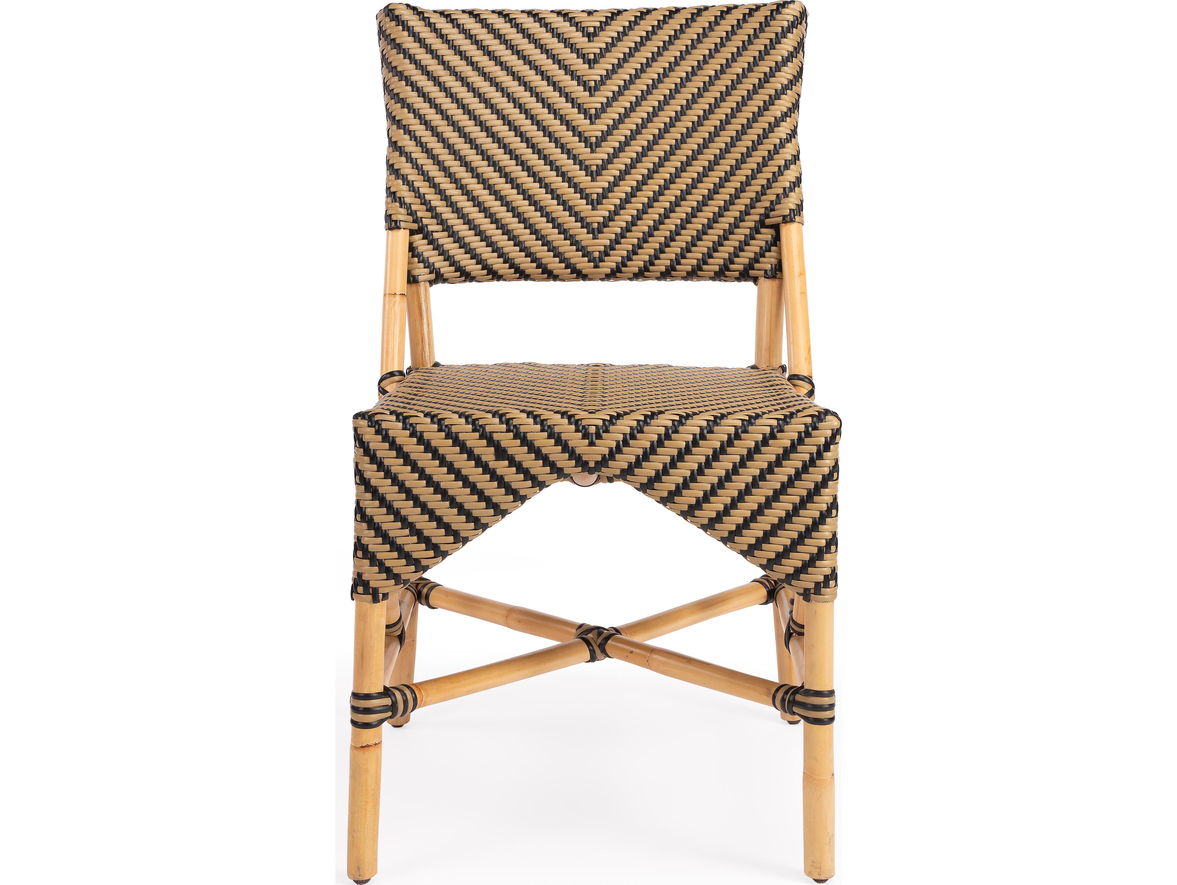 Butler Ciel Rattan Beige Armless Dining Chair