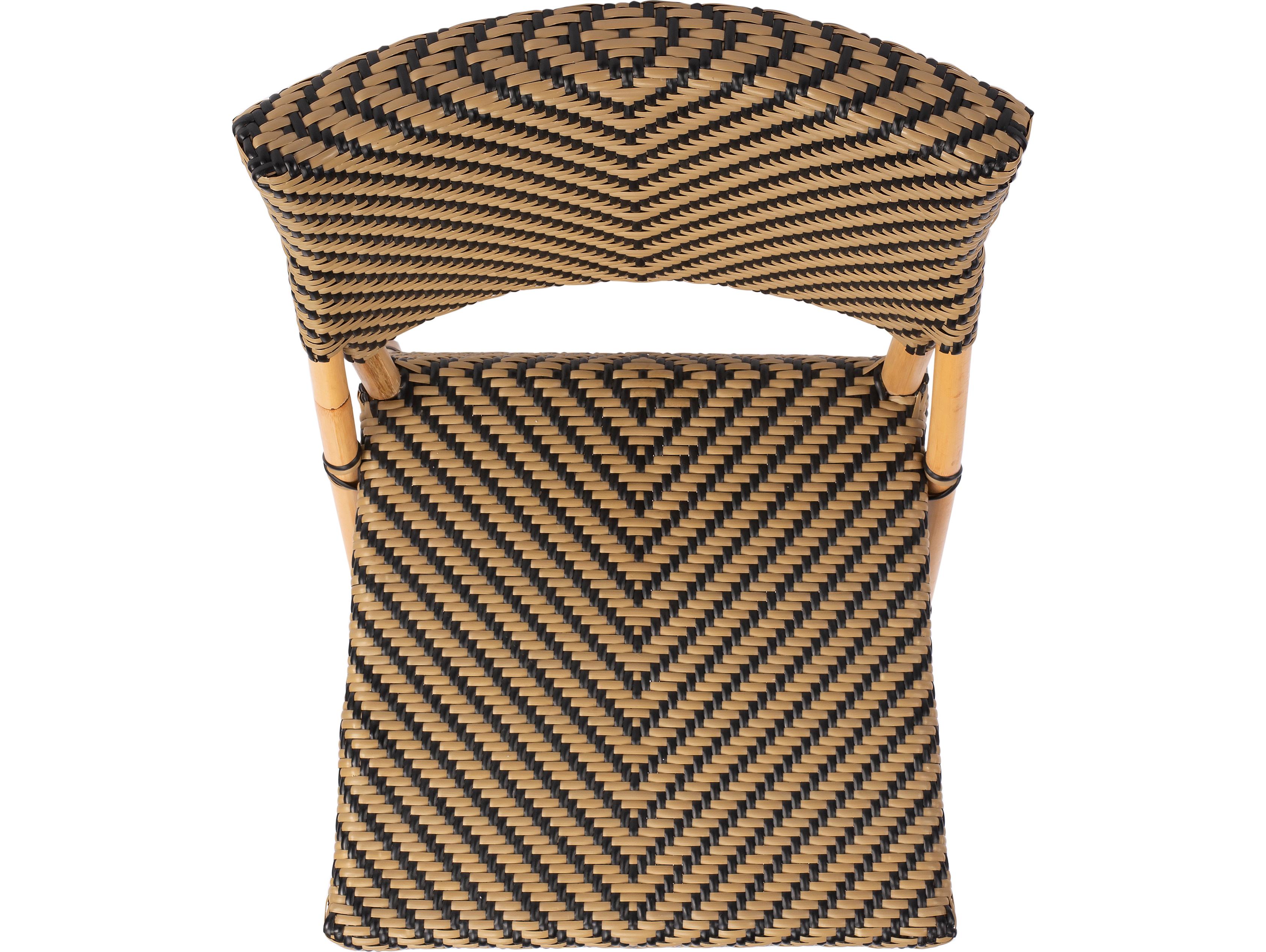 Butler Ciel Rattan Beige Armless Dining Chair