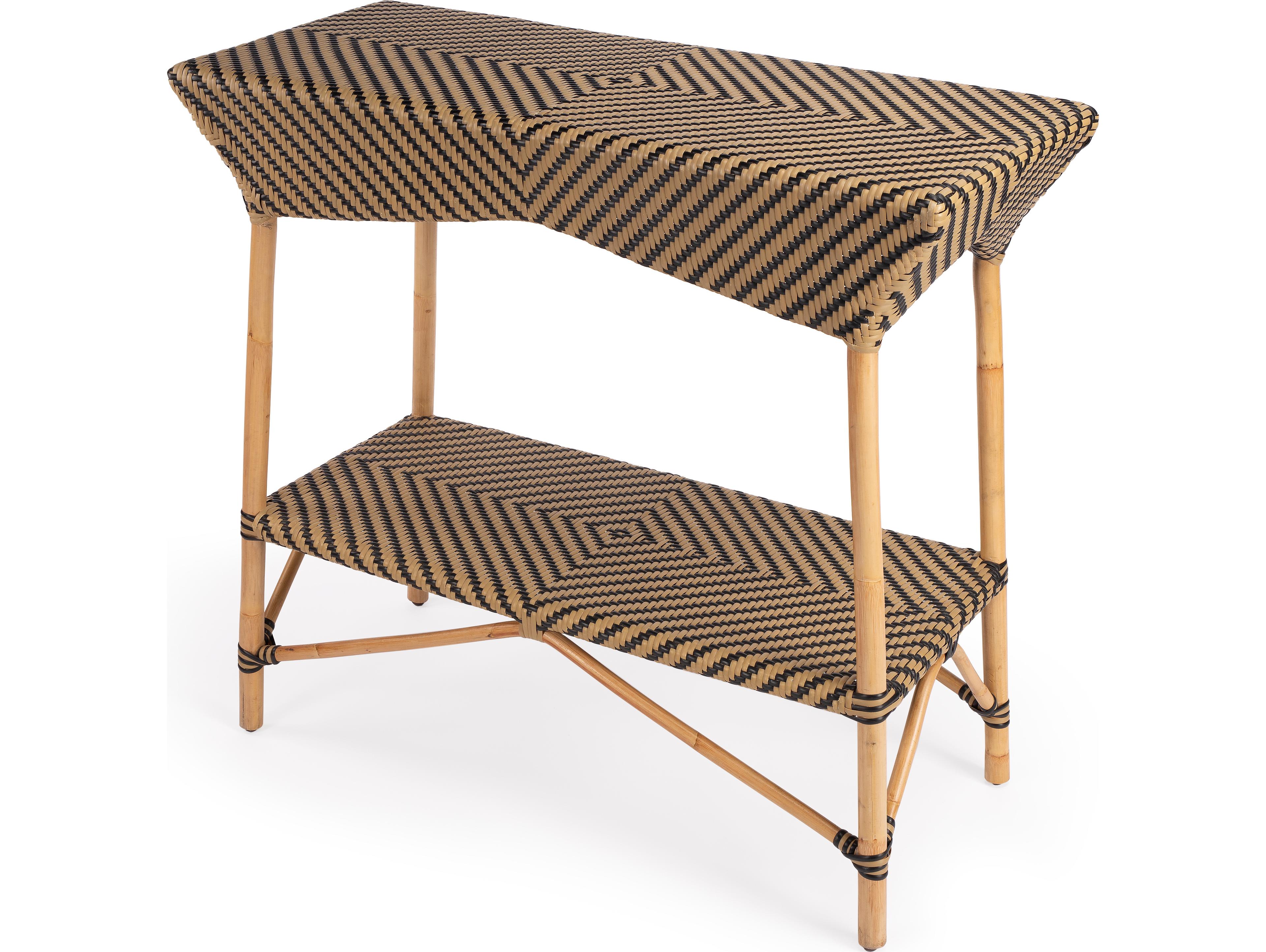 Butler Ciel Beige Diamond Bar Cart