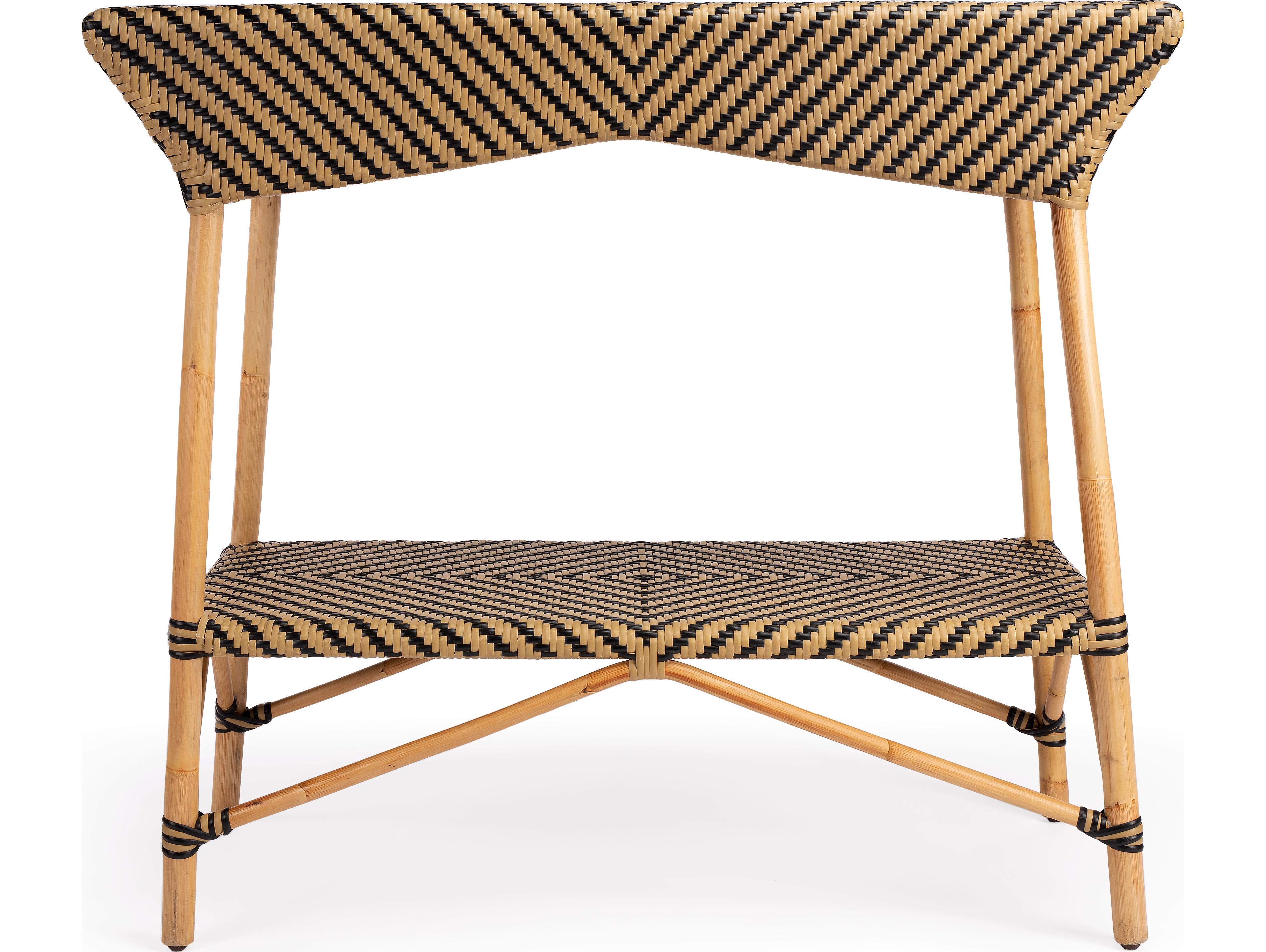 Butler Ciel Beige Diamond Bar Cart