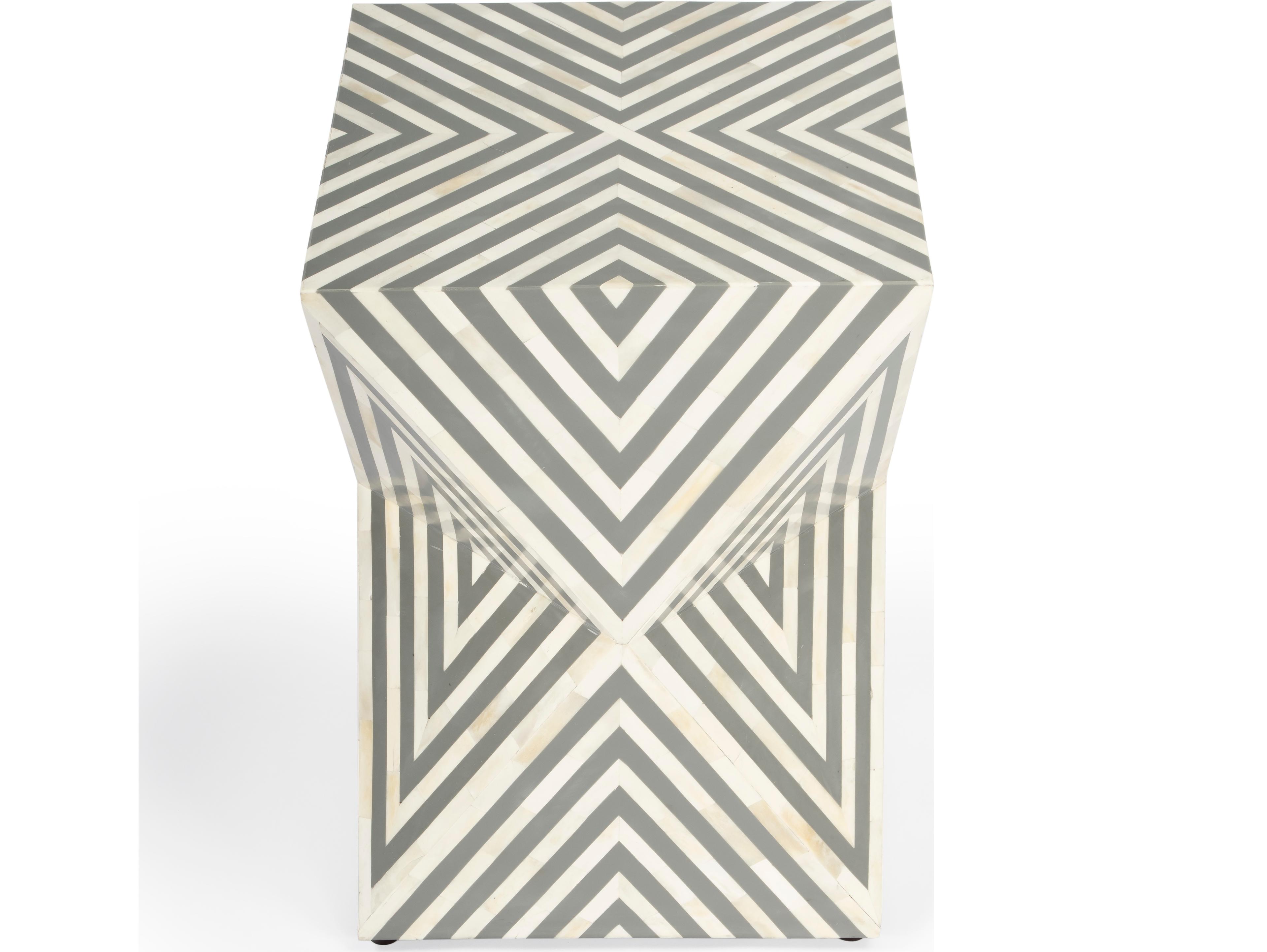 Butler Anais Square Grey Bone End Table