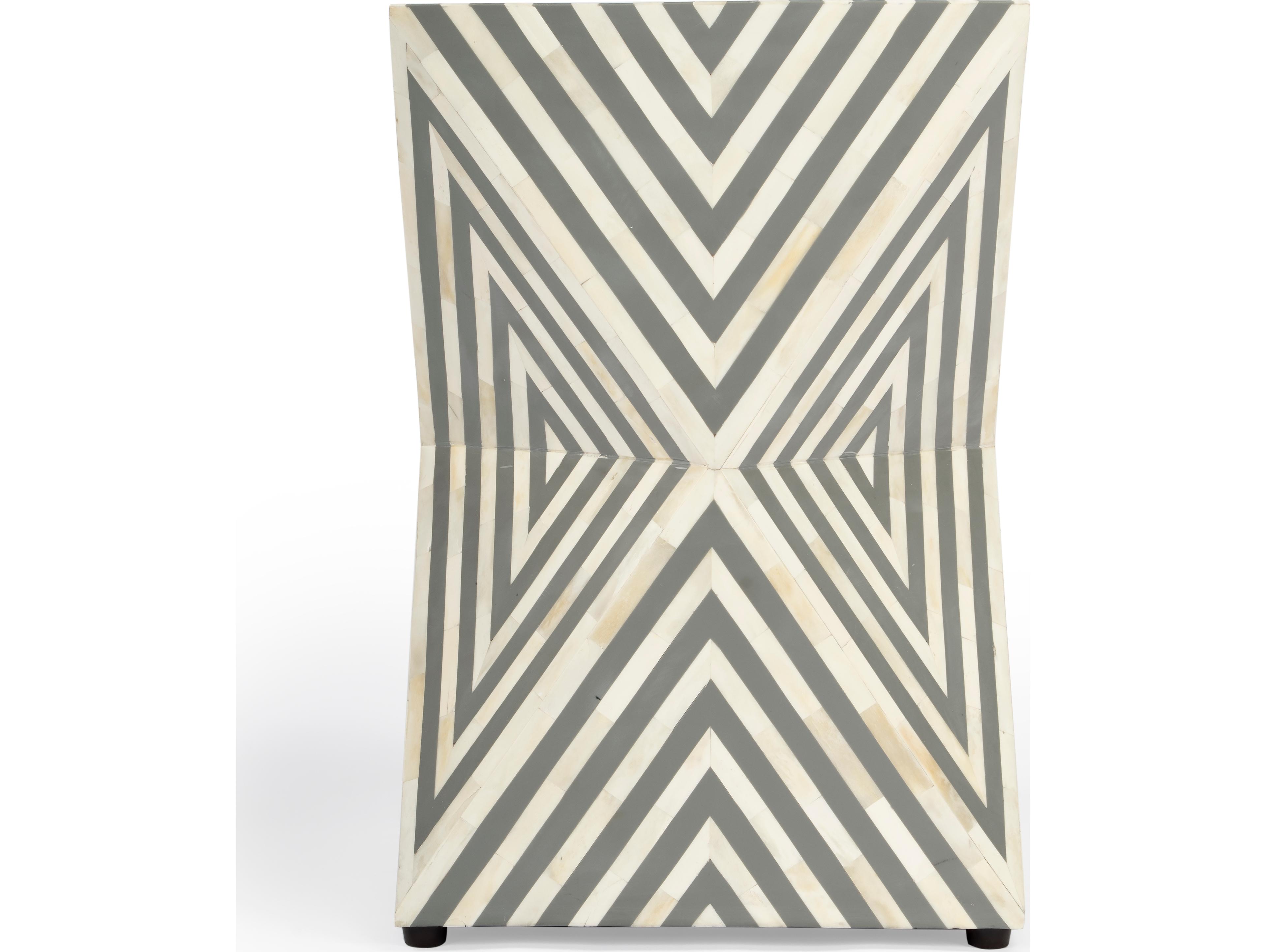 Butler Anais Square Grey Bone End Table