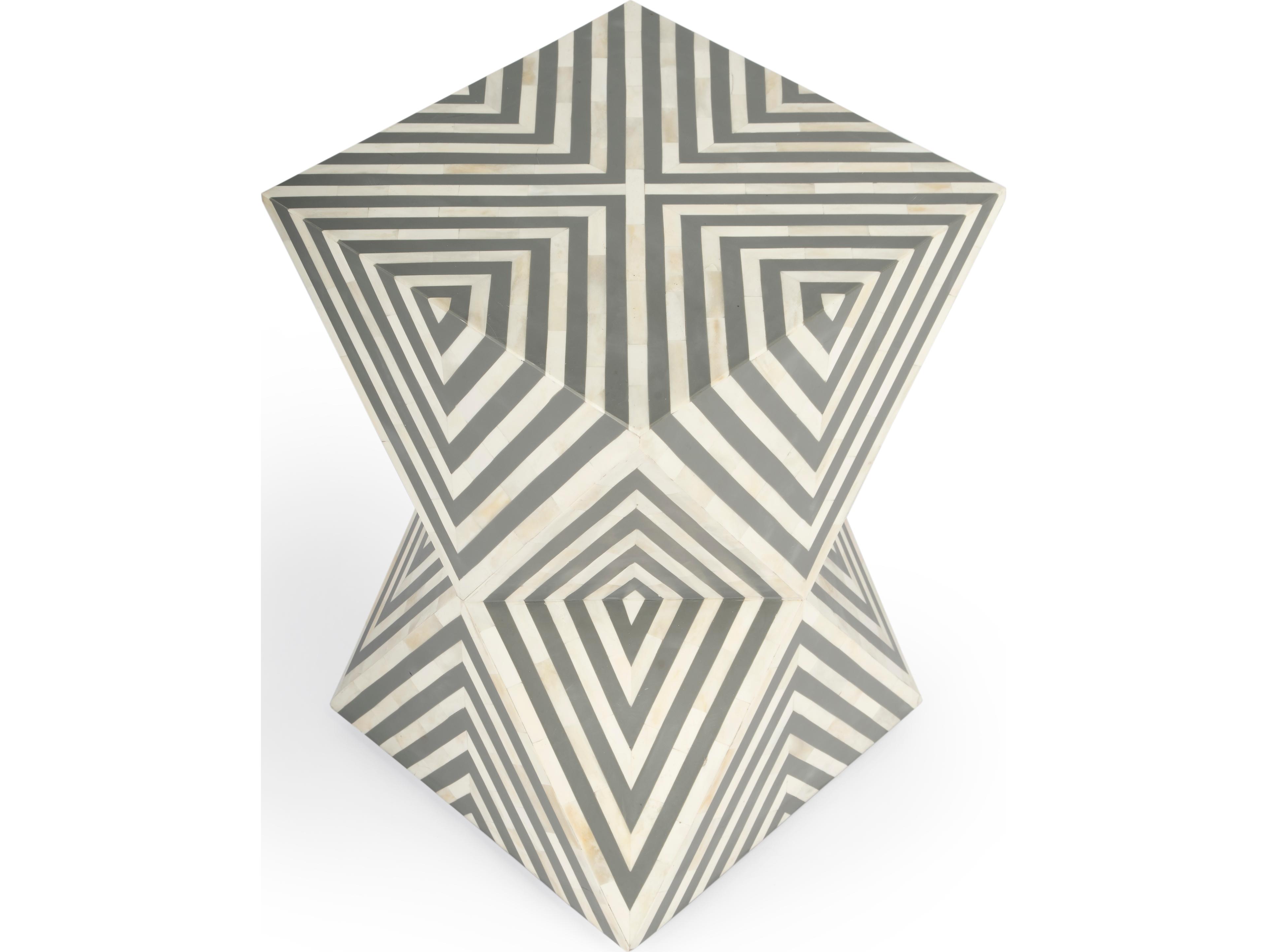 Butler Anais Square Grey Bone End Table