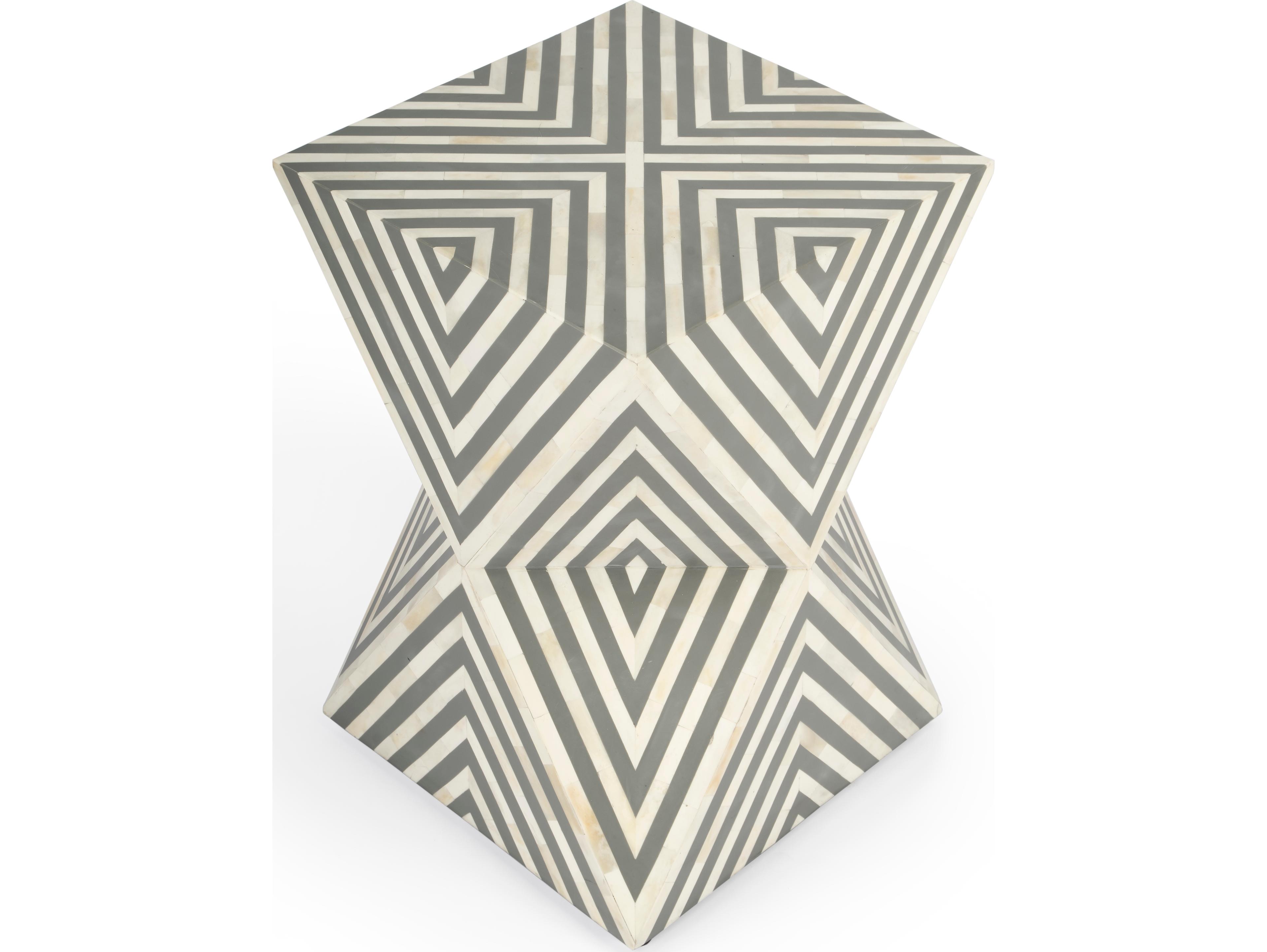 Butler Anais Square Grey Bone End Table