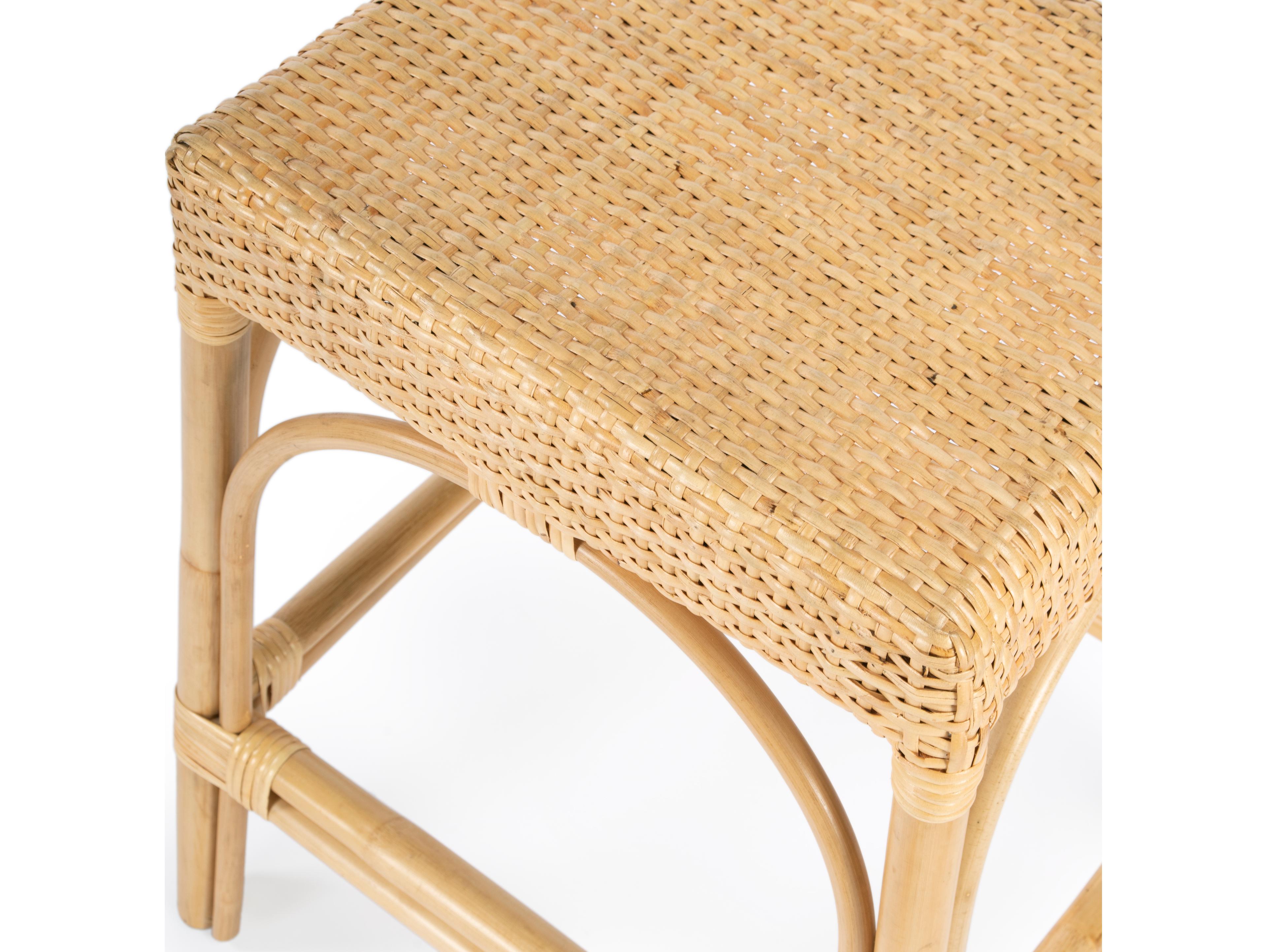 Butler Robias Natural Rattan Frame Counter Stool