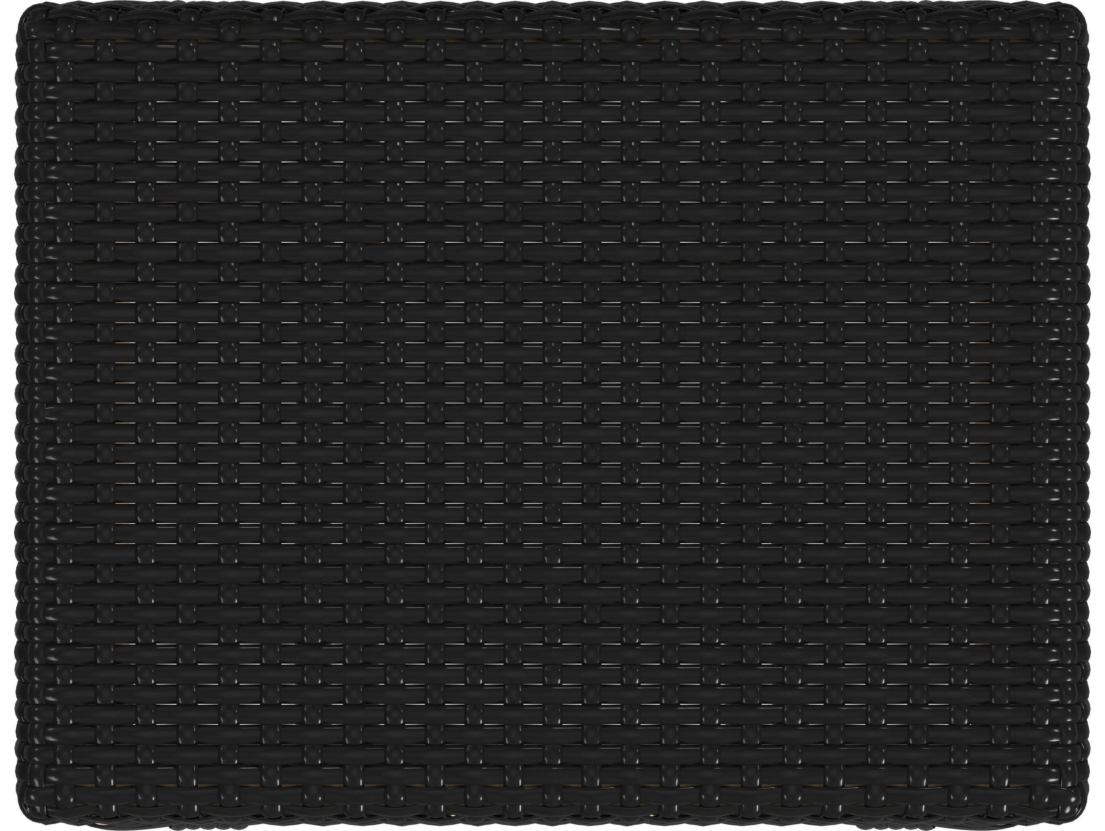 Butler Robias Black Natural Rattan Frame Counter Stool