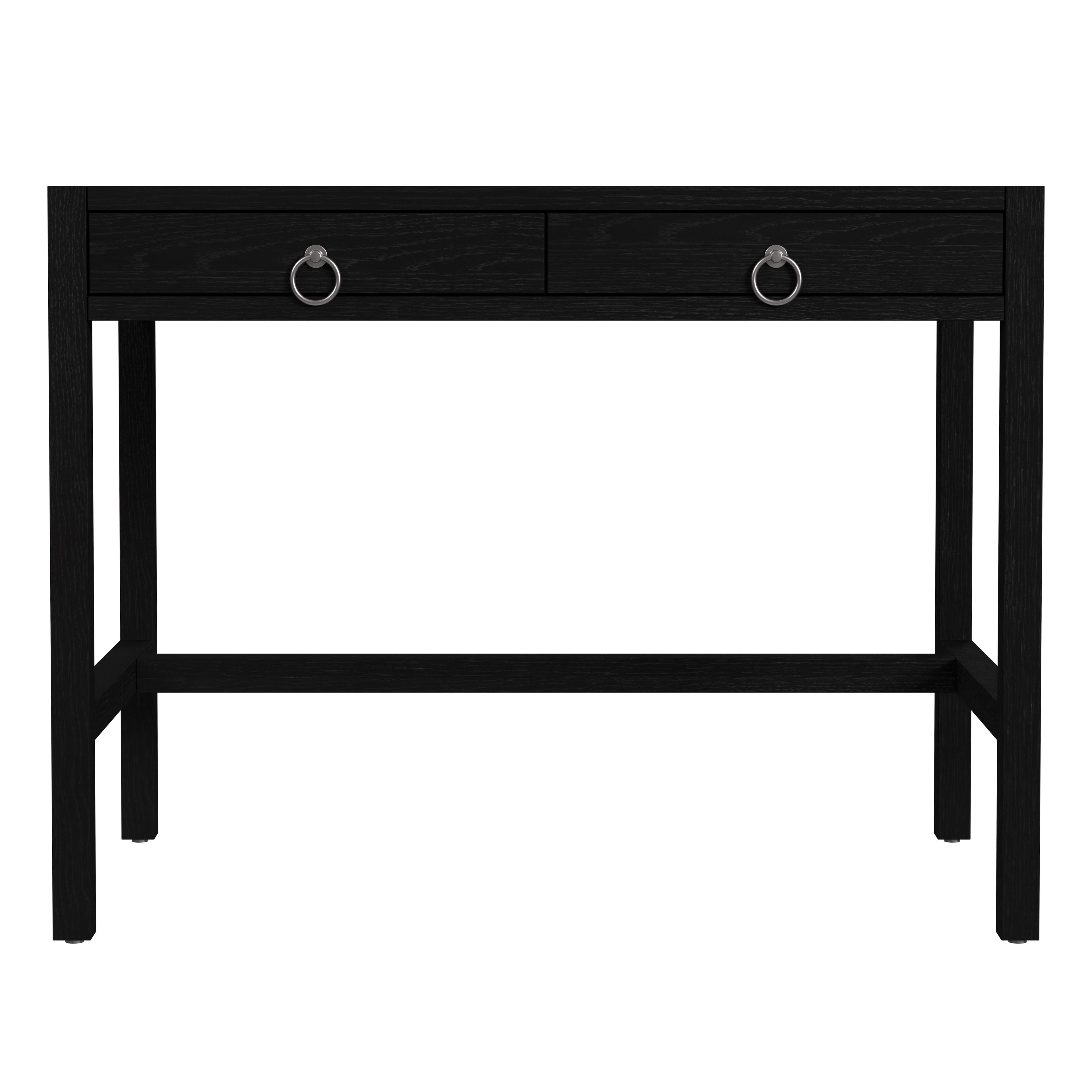 Butler Lark Black Acacia Wood Writing Desk