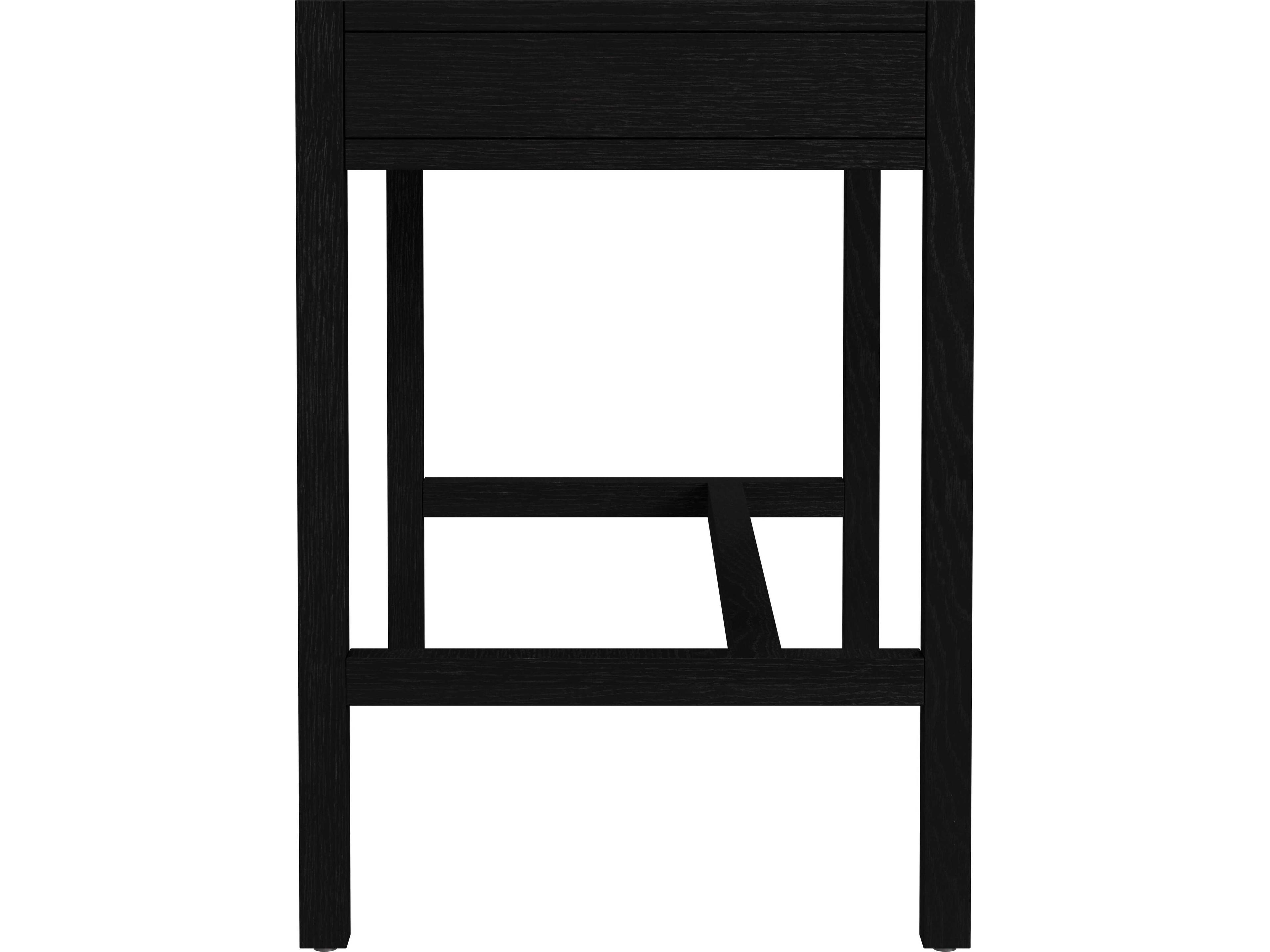 Butler Lark Black Acacia Wood Writing Desk