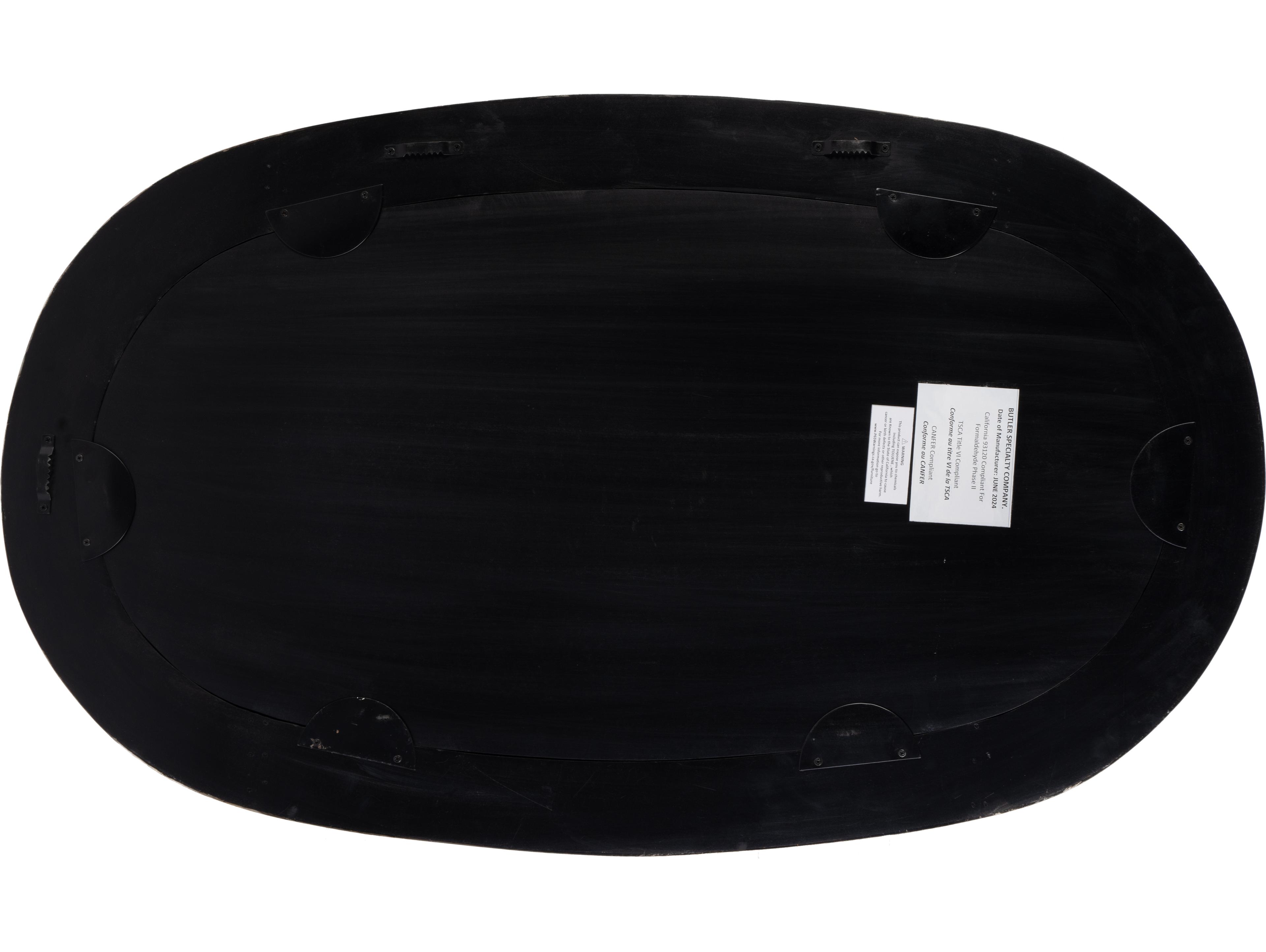 Butler Trubadur Pink Oval Wall Mirror