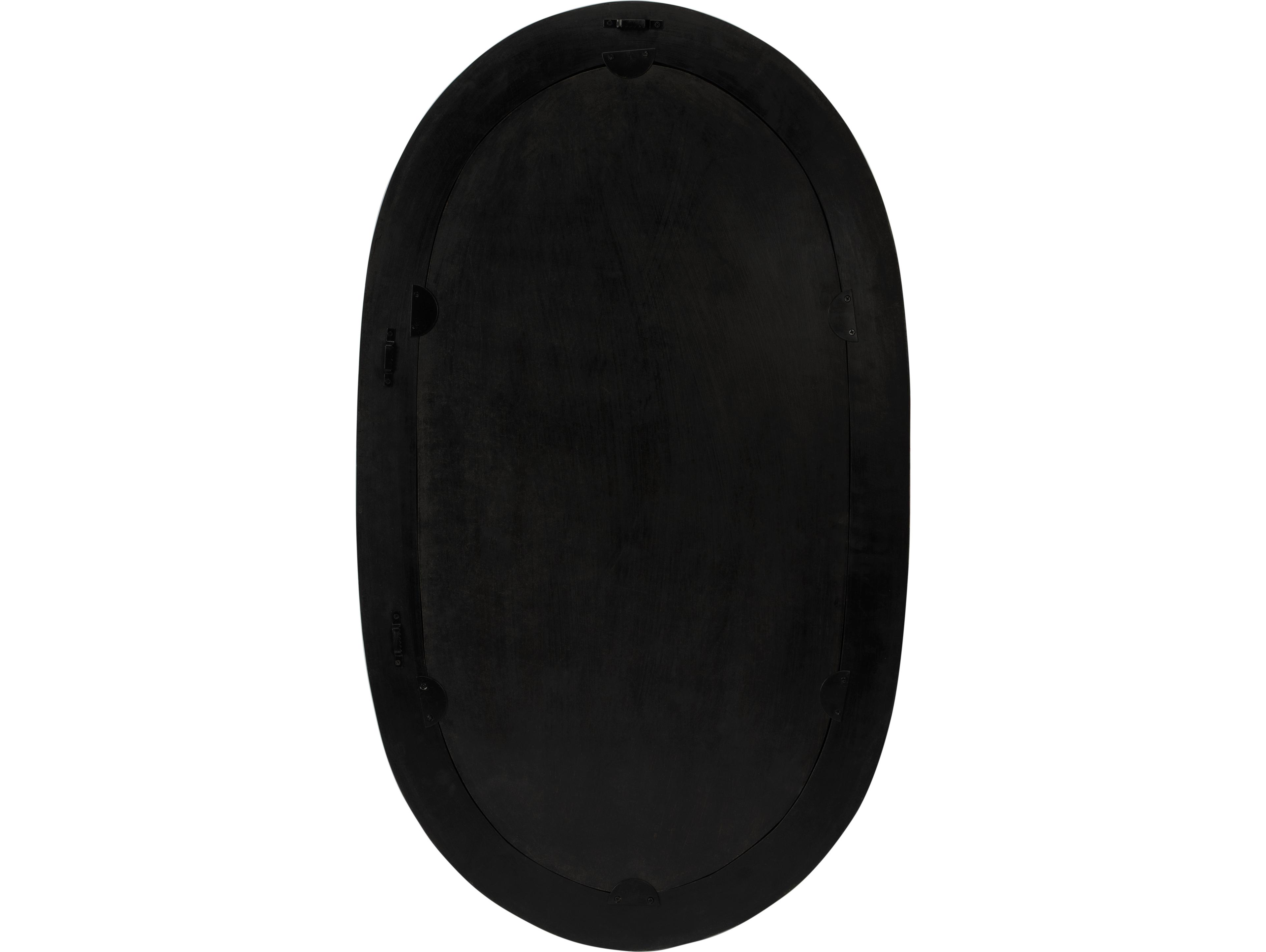 Butler Trubadur Blue And White Bone Oval Wall Mirror