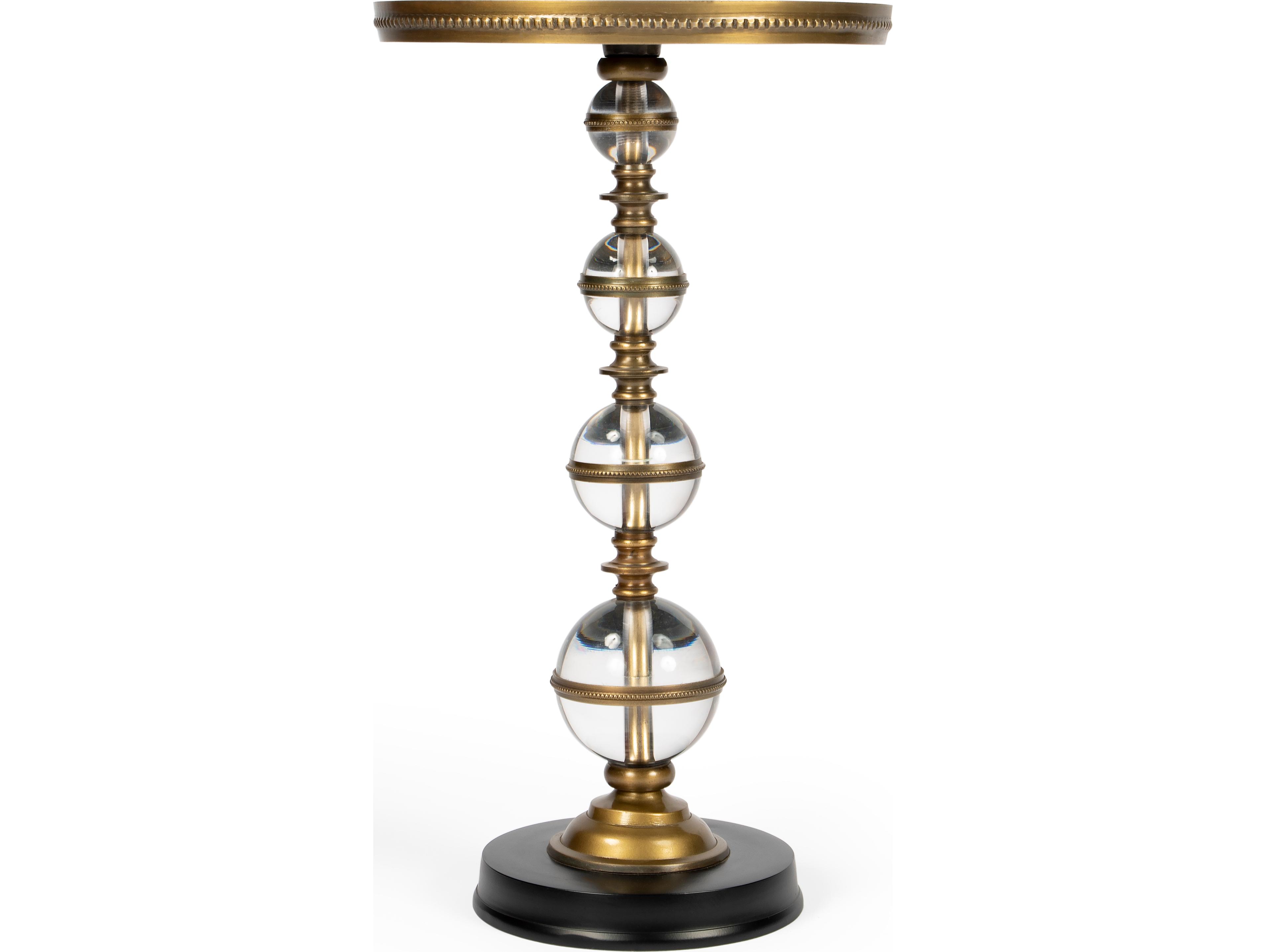 Butler Forella Round Granite End Table